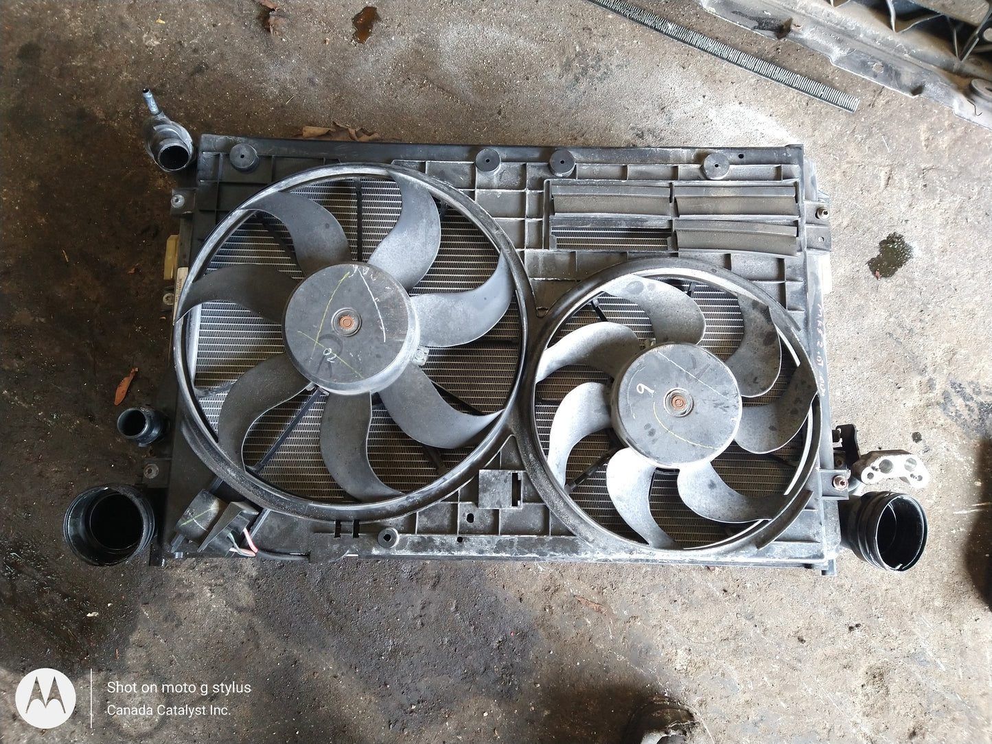 MK5 CCTA radiator FAN assembly