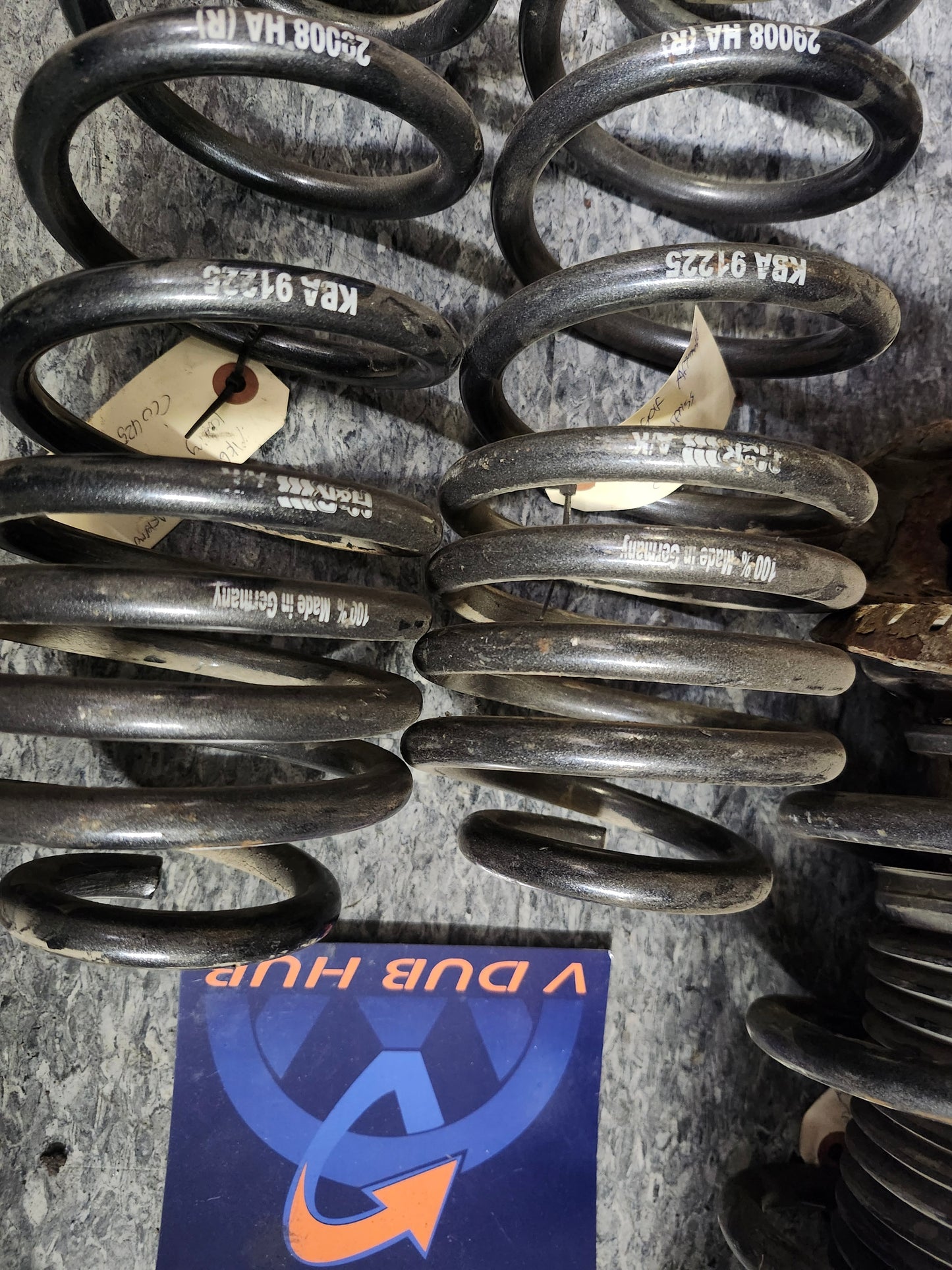 Mk5 mk6 lowering springs set