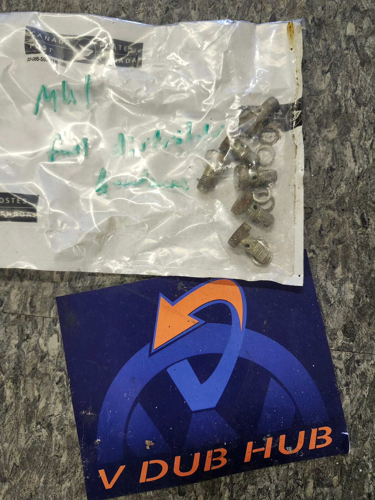 MK1 Fuel Distributor Hardware - Bolts & Washers