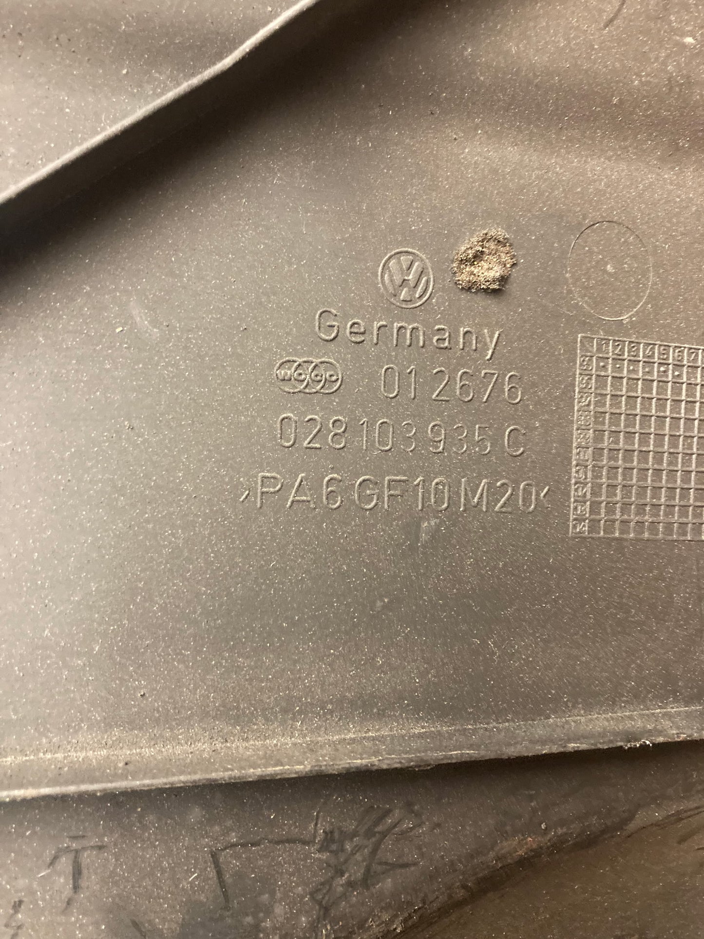 1Z tdi engine cover