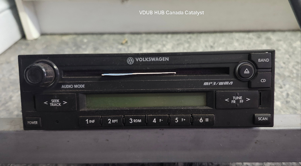 MK4 single DIN RADIO 1JM035157AE