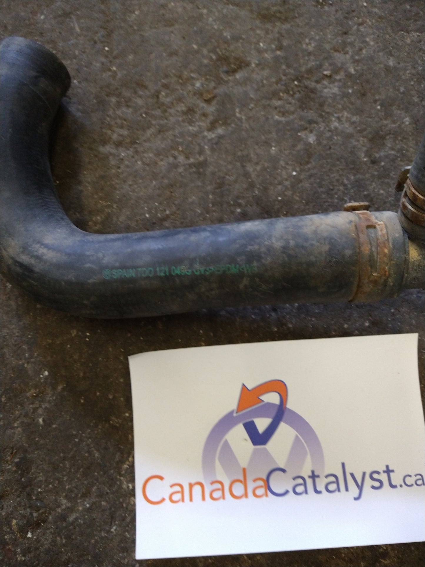 T4 Coolant HOSE W/ Heater VALVE 7D0121049G