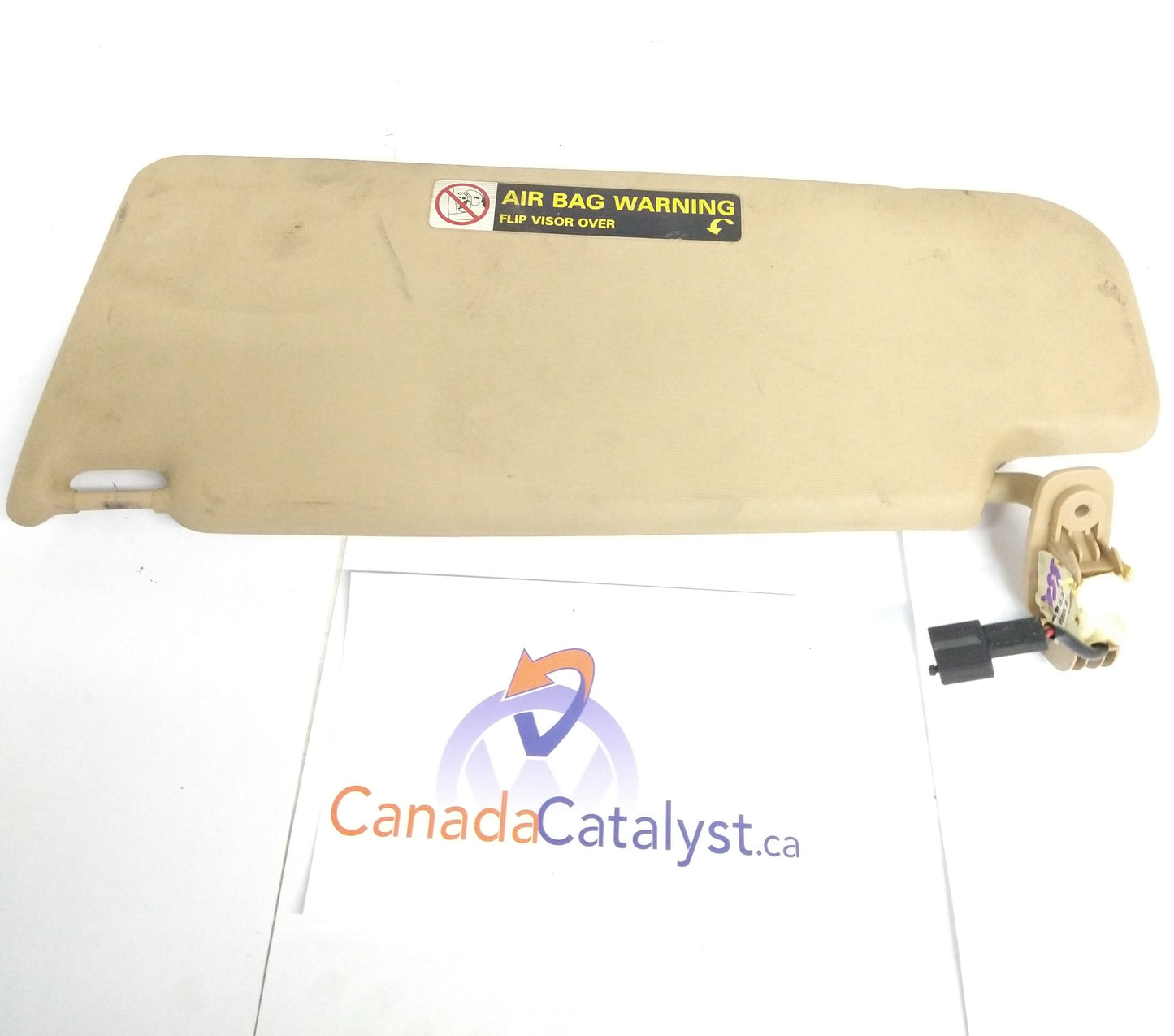 B5.5 Passenger Tan Sun Visor