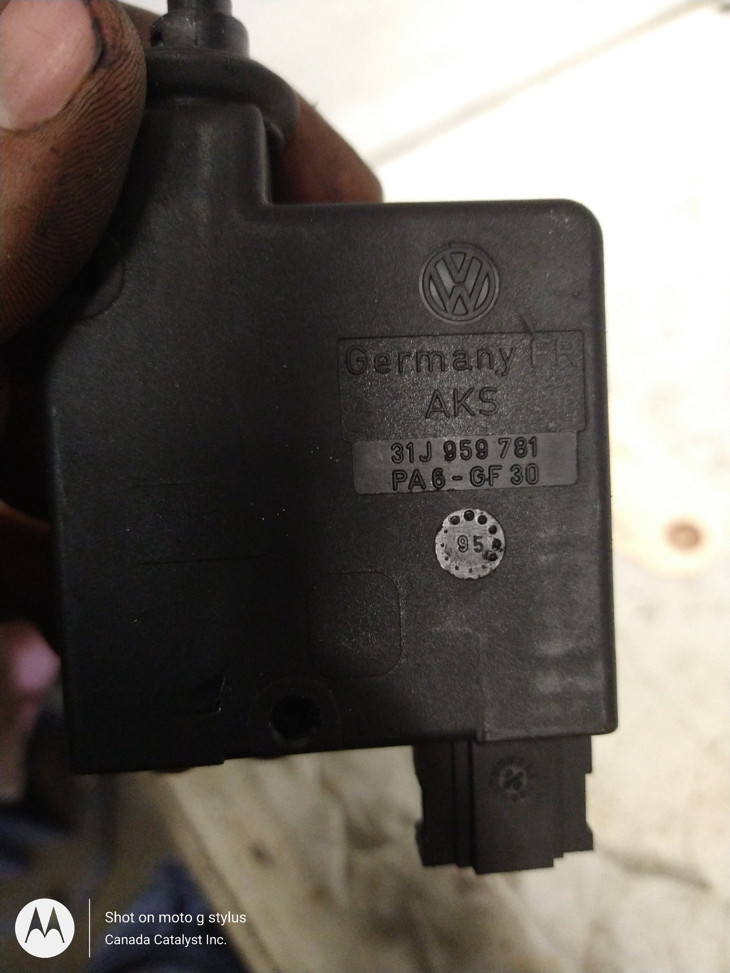 MK3 Jetta Trunk Lock ACTUATOR 31J959781