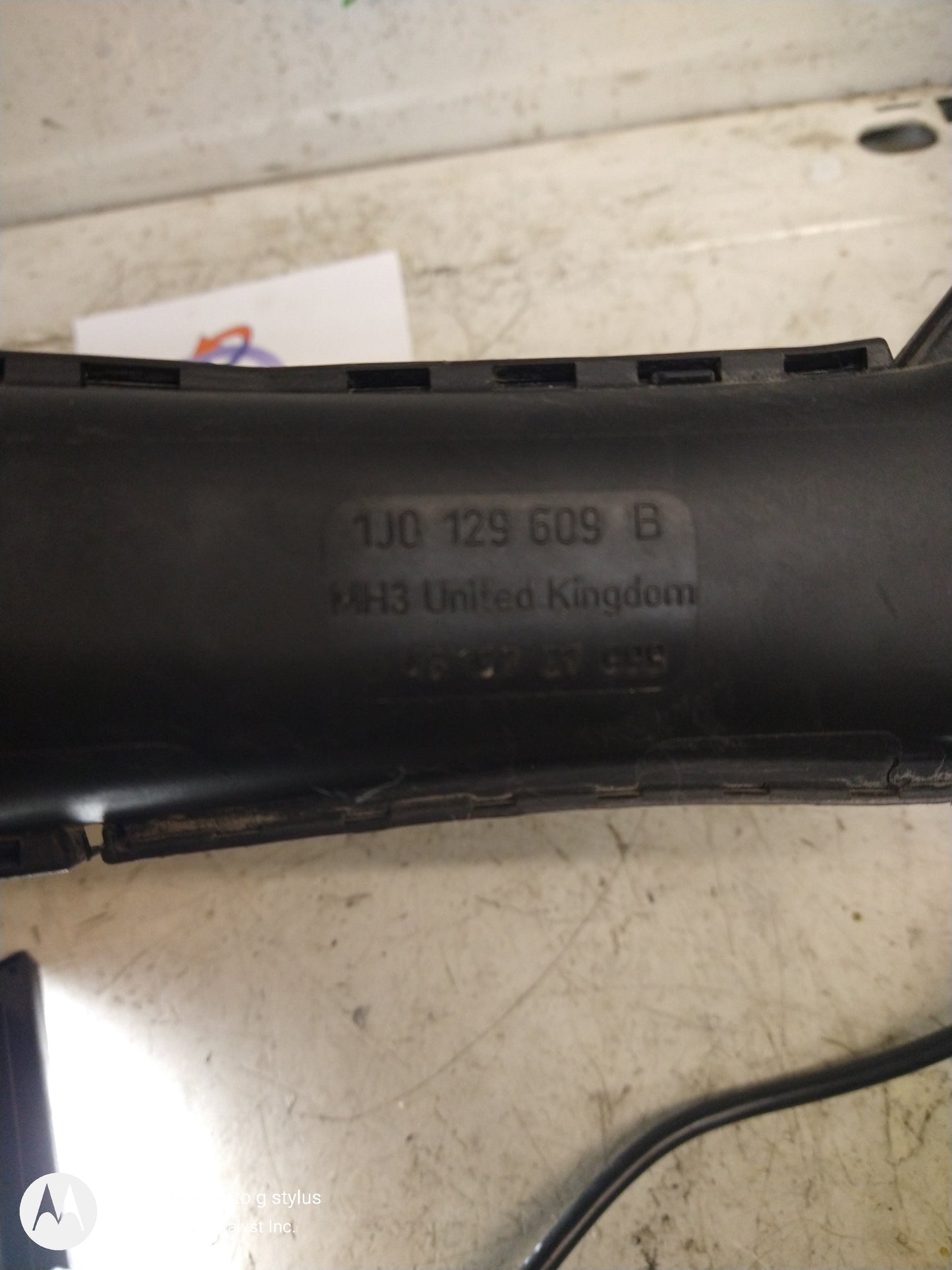 MK4 Engine Air Intake HOSE 1J0129609B