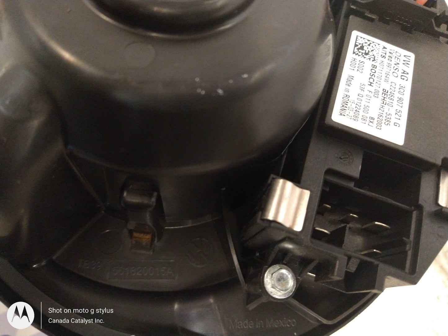 B7 Blower Motor