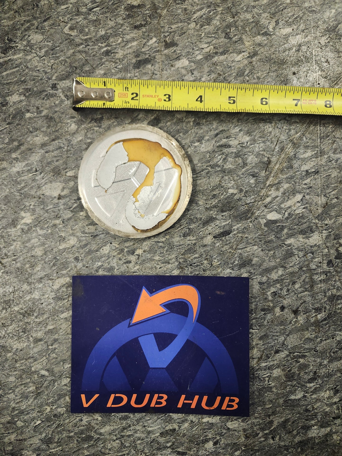 Mk3 mk4 mk5 wheel cover VW logo