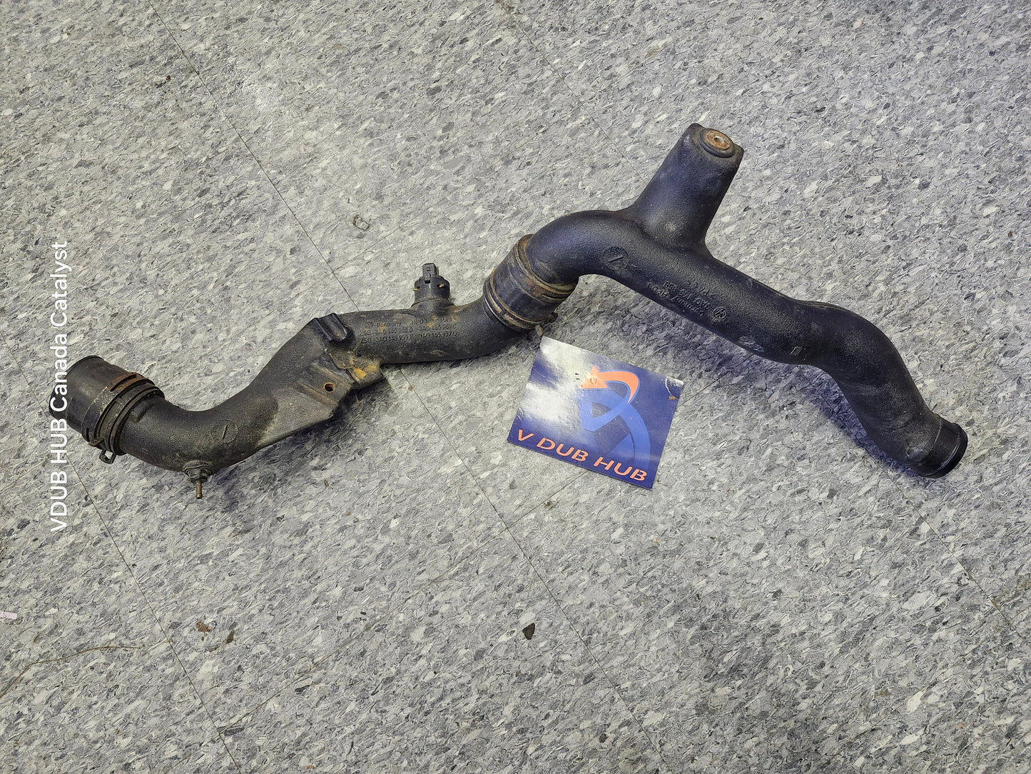 B4 Turbo Intercooler Pipe Hose 3A0145955G + 3A0145858