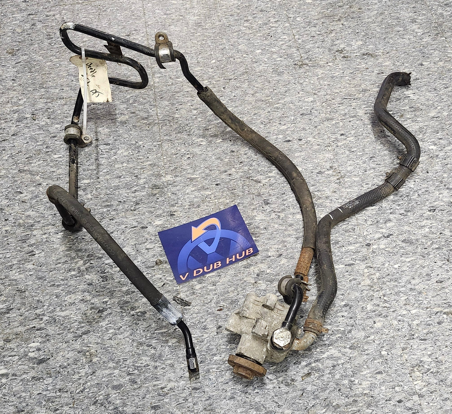 New Beetle 2.5L - AUTOMATIC - Power Steering - Pressure Line 1C0422893AL + Pump 1J0422154B + Hose 1C0422889J