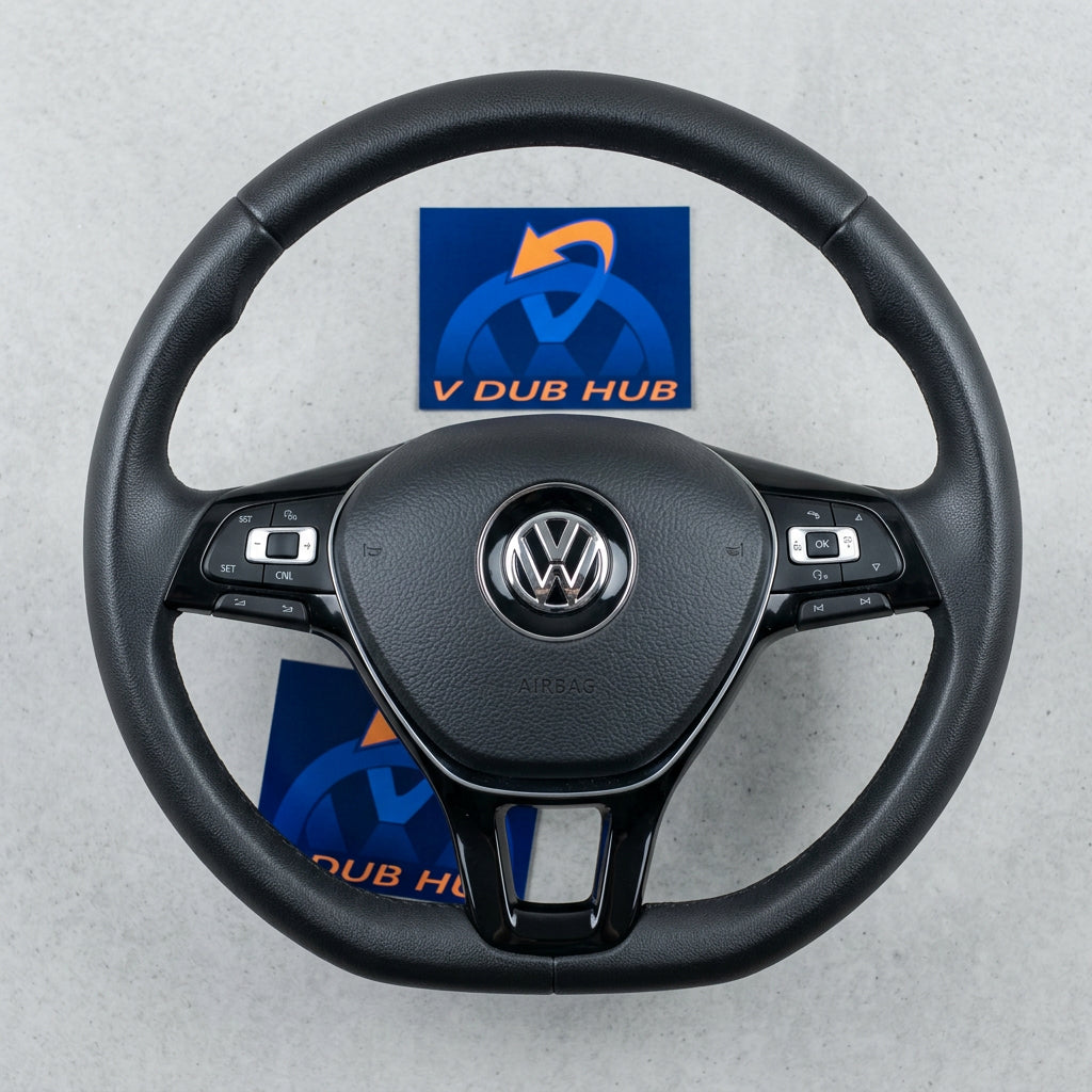 MK6.5 Jetta Steering Wheel & Airbag 5C0419091CP / 5C6880201E