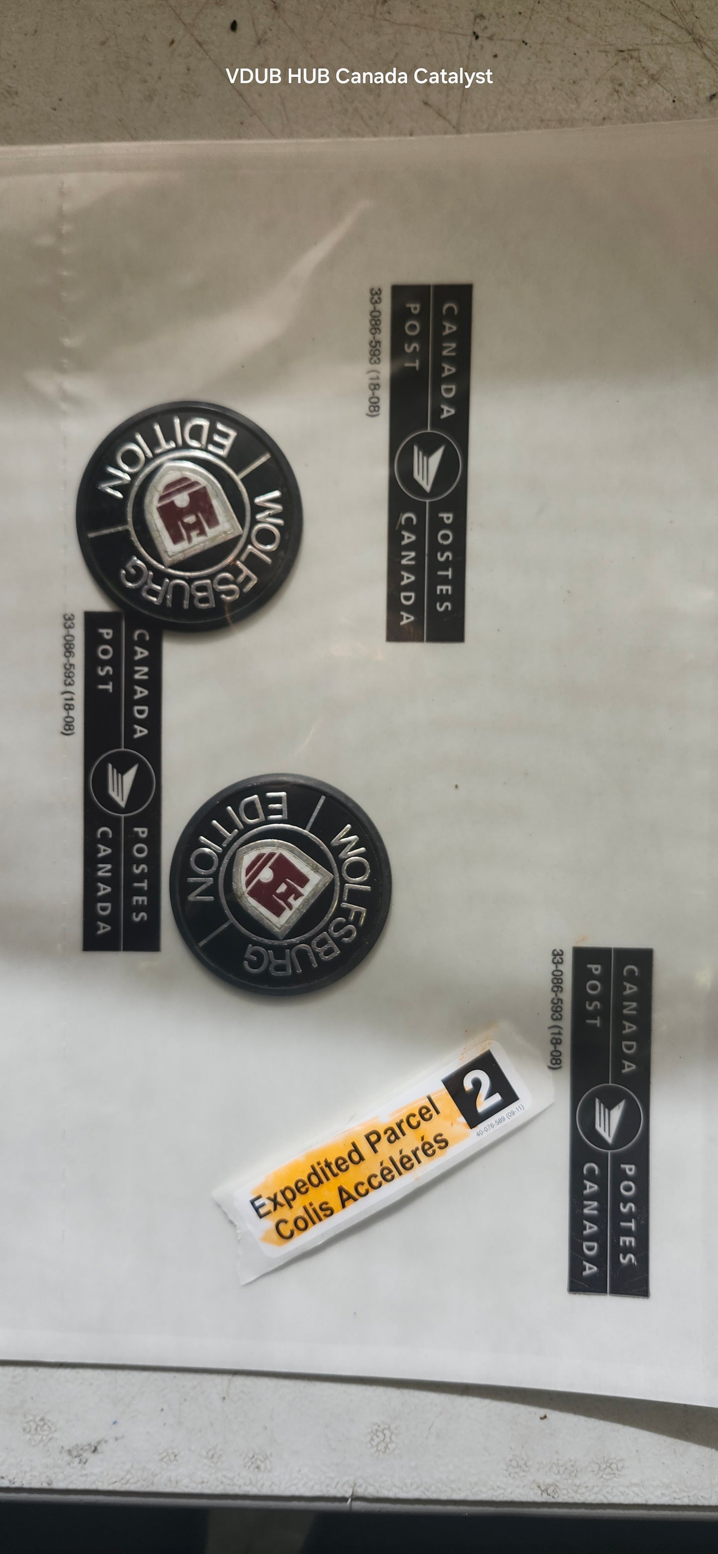 MK1 Wolfsburg emblem set