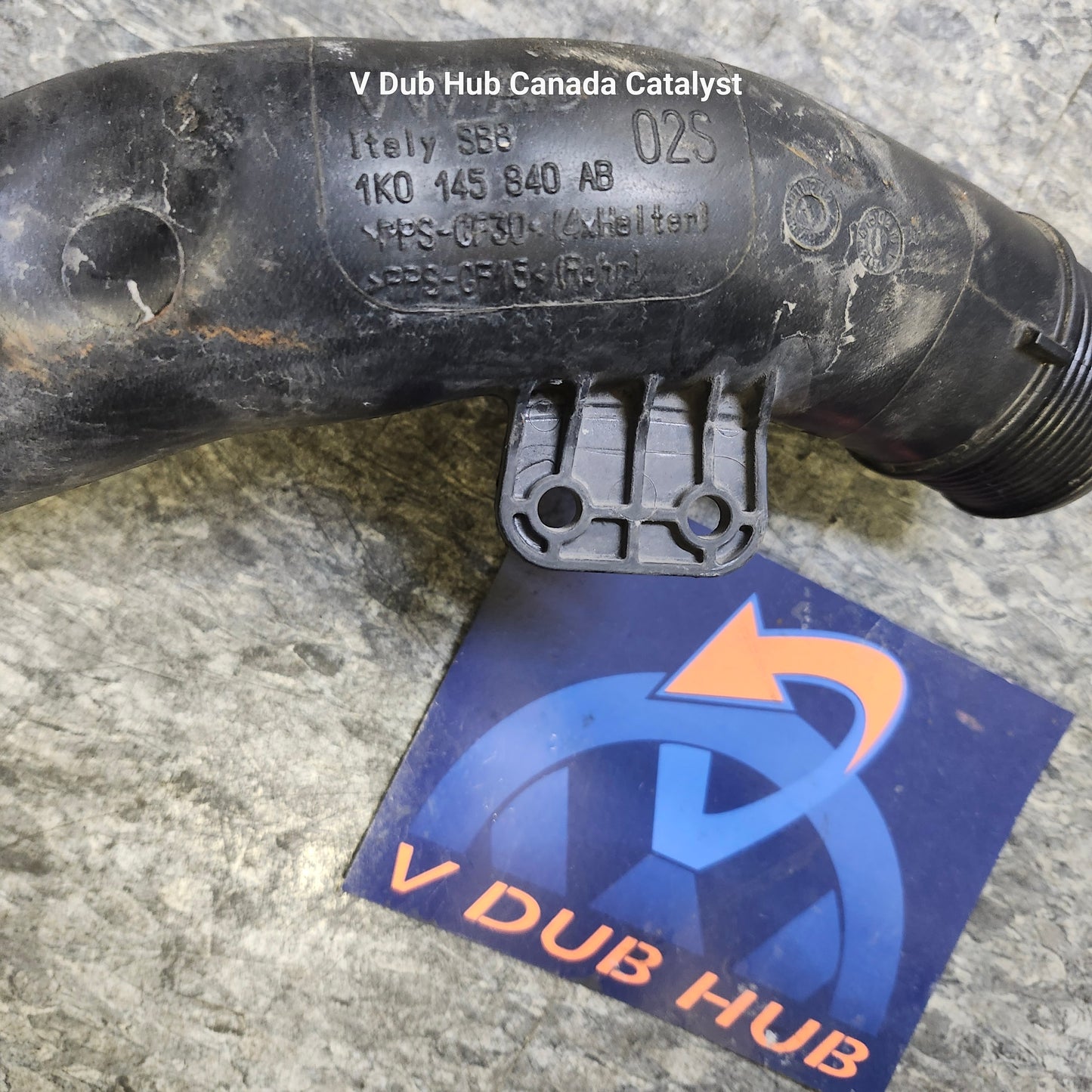 MK5 / MK6 Common Rail Intercooler Pressure pipe 1K0145840AB