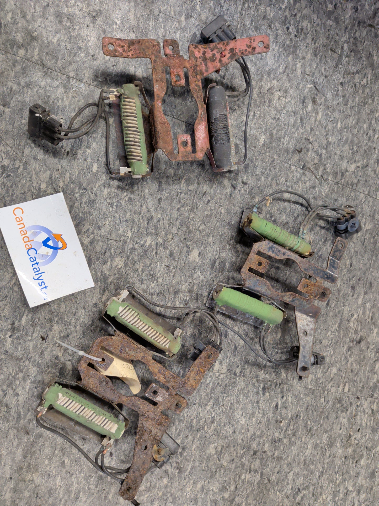 Eurovan cooling fan resisters set