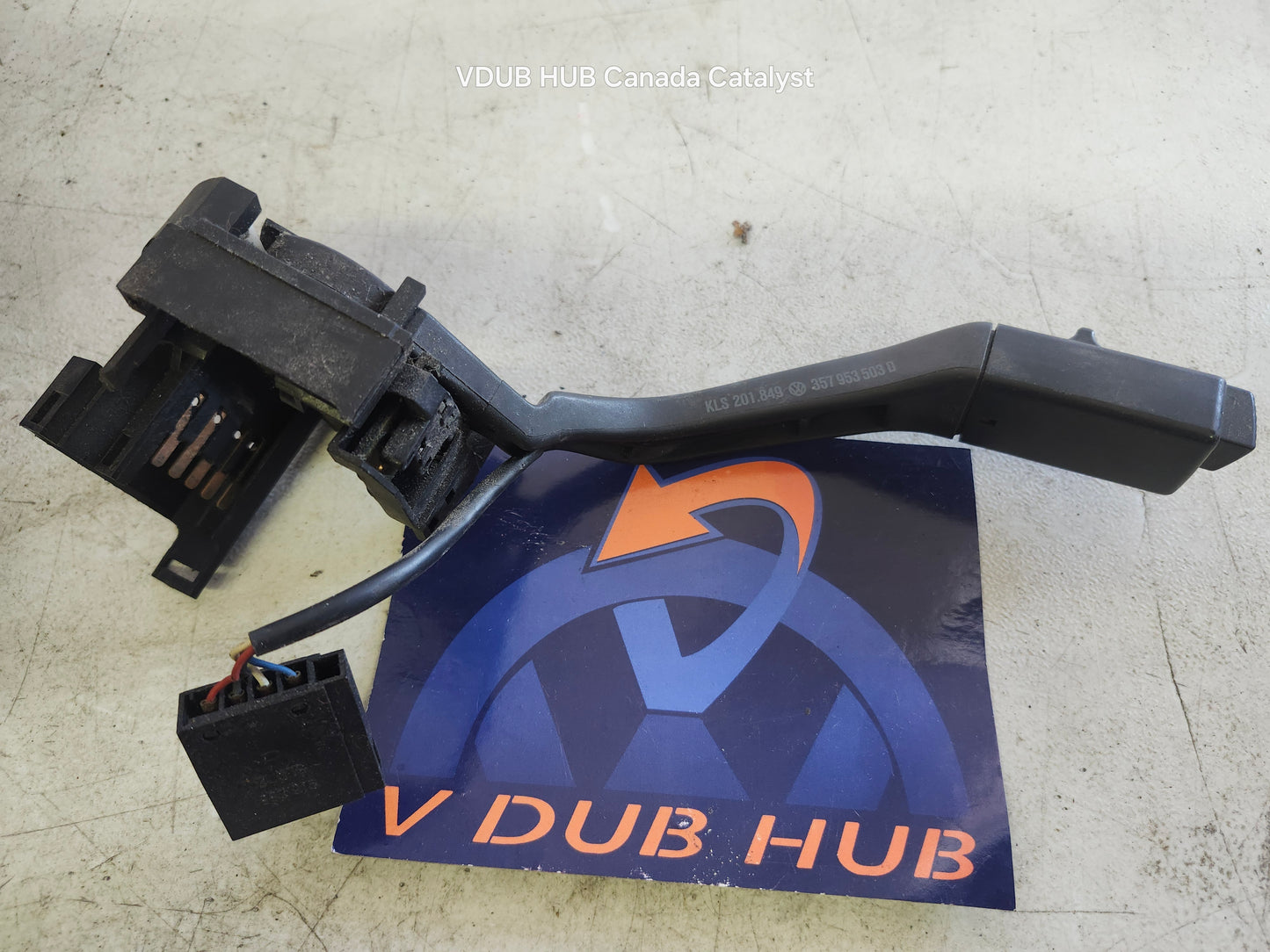 B3 Wiper Stalk Arm with MFA slider 357953503D