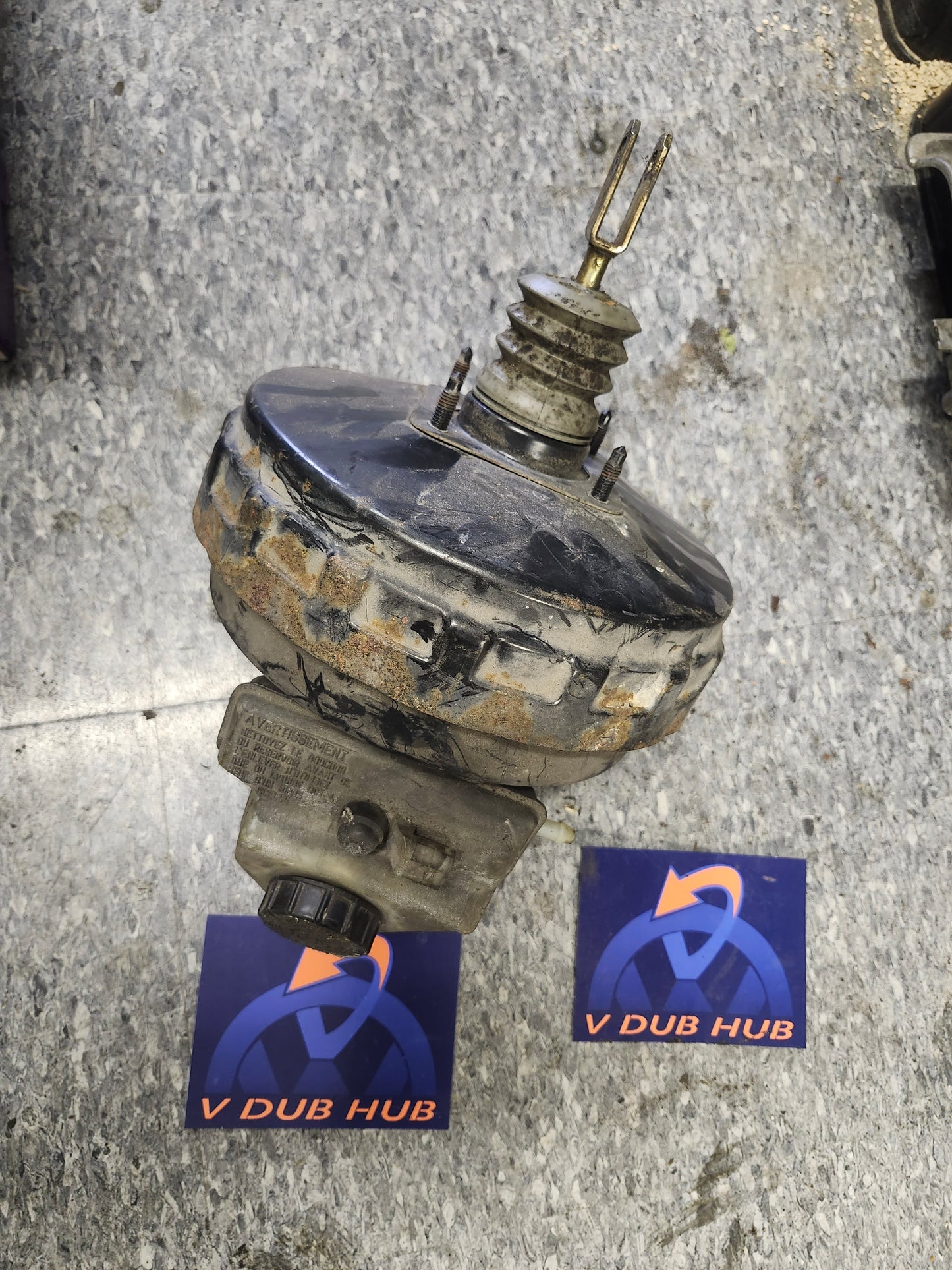 T4 Brake booster, master cylinder
