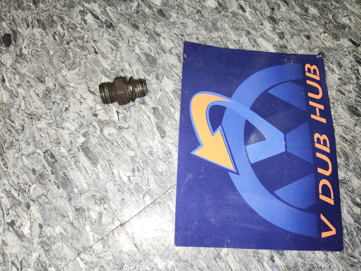 Turbo oil feed union