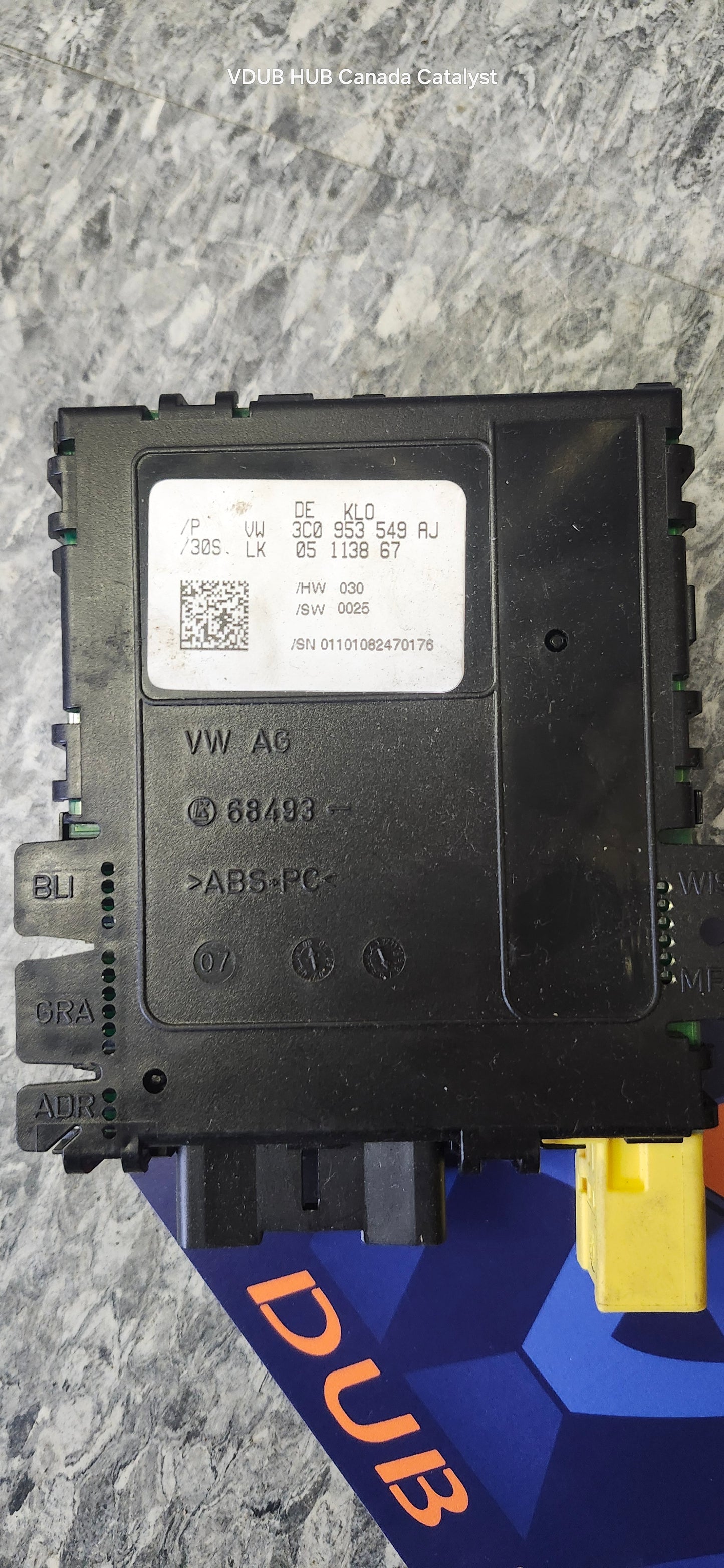B7 Steering Control Module 3C0953549AJ