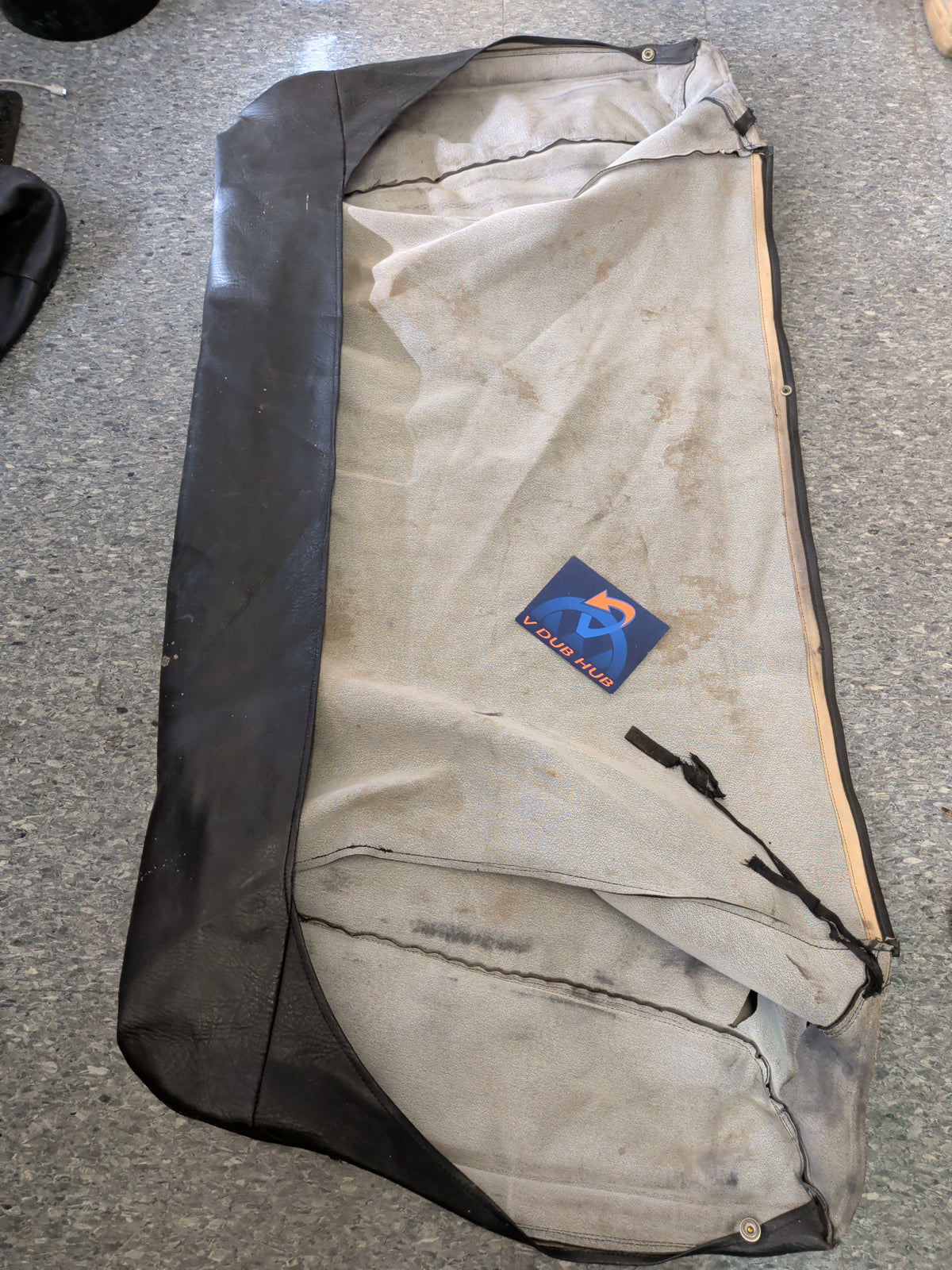 Black Mk1 cabriolet soft top cover