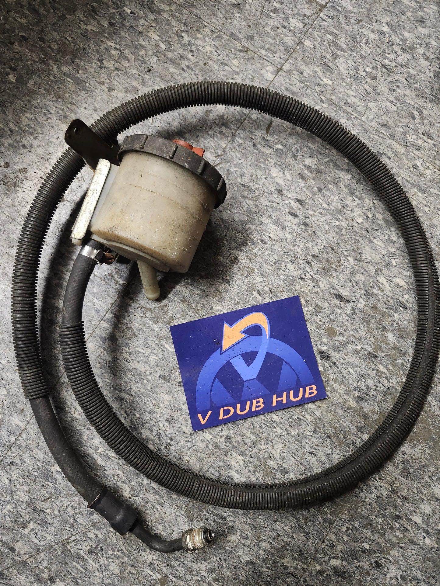 MK1 Cabriolet POWER STEERING RESERVOIR & HOSE line