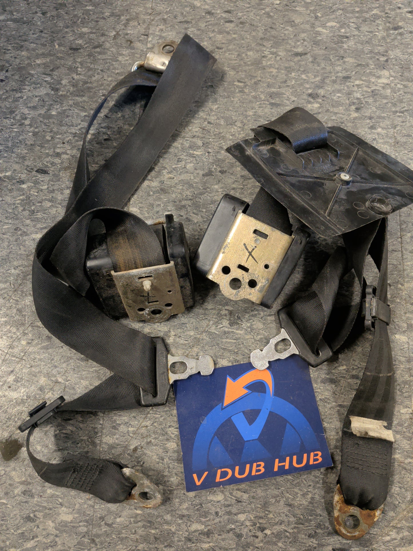 Mk1 front seat belt set