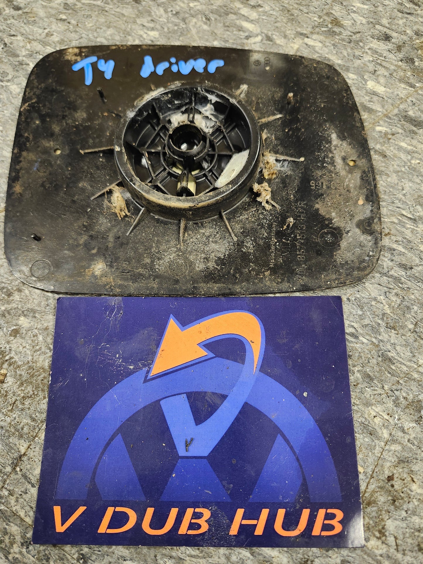 T4 driver mirror glass