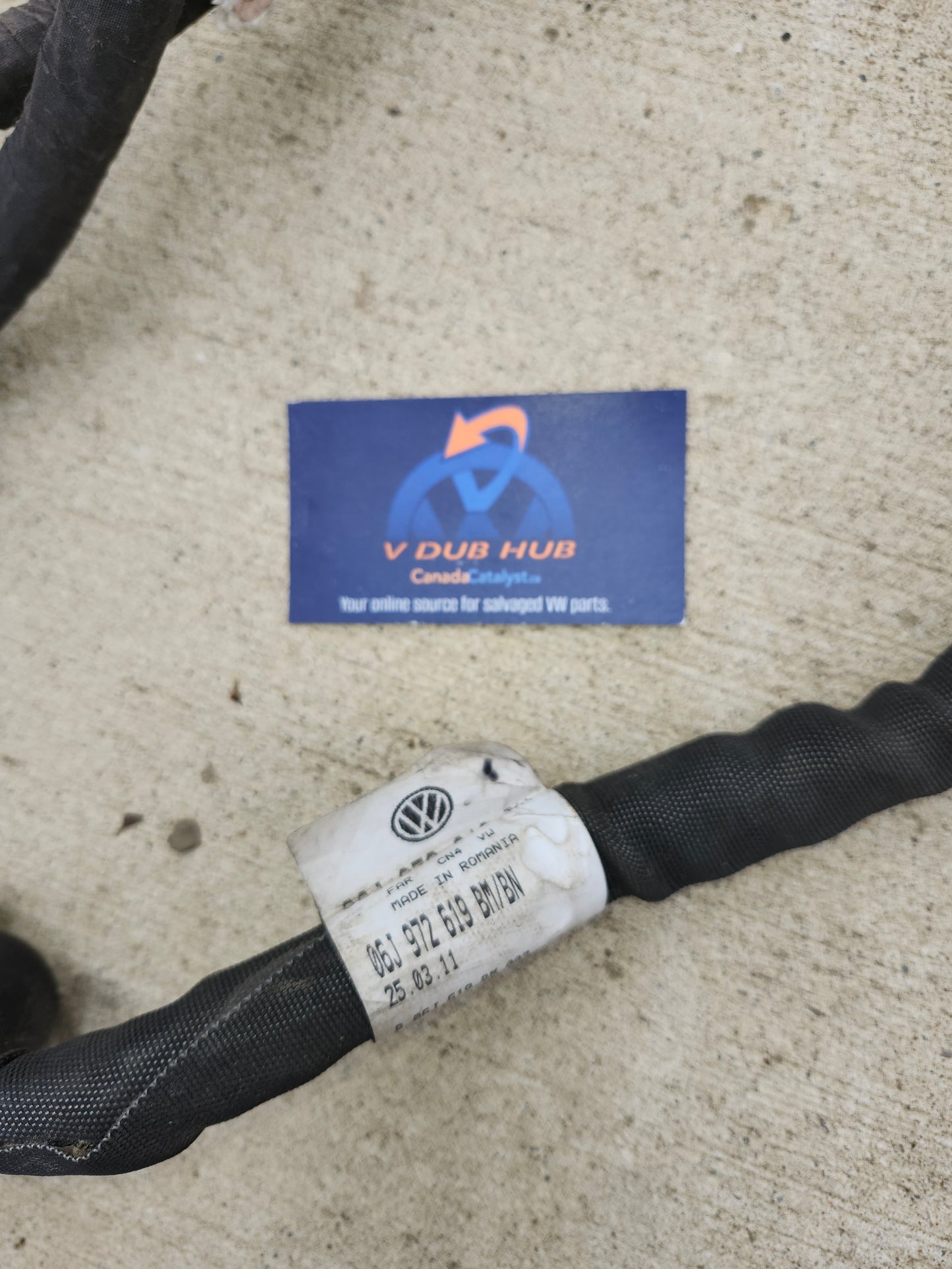 Mk6 GTI Engine Side Wire Harness 06J972619BN