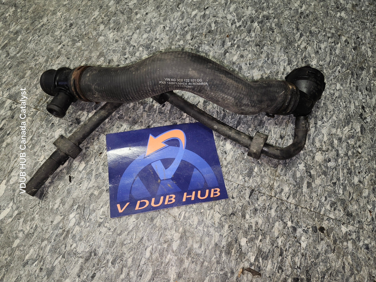 B6 B7 upper radiator coolant hose 3C0122101GG