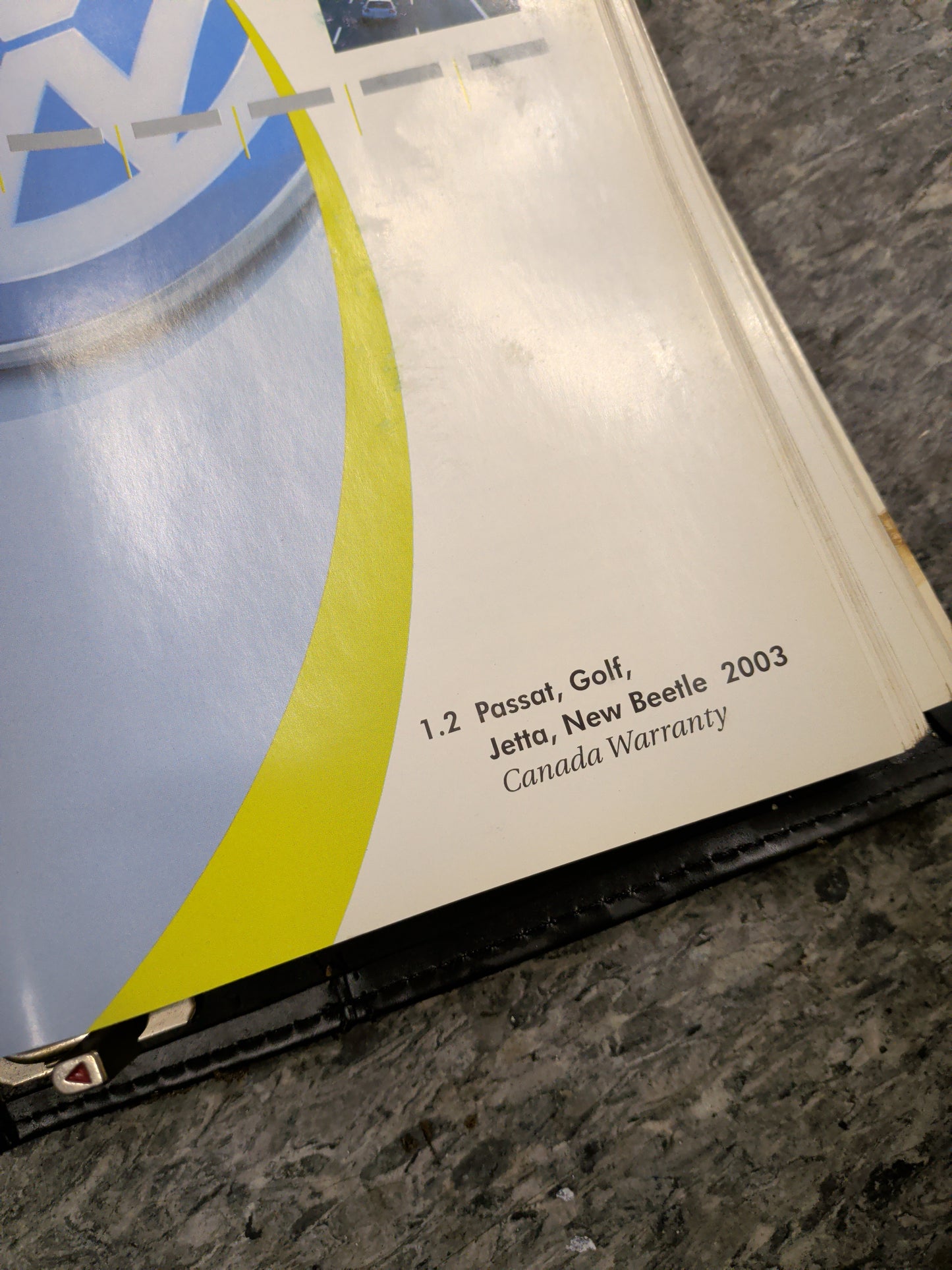 Mk4 owners manual, 2003
