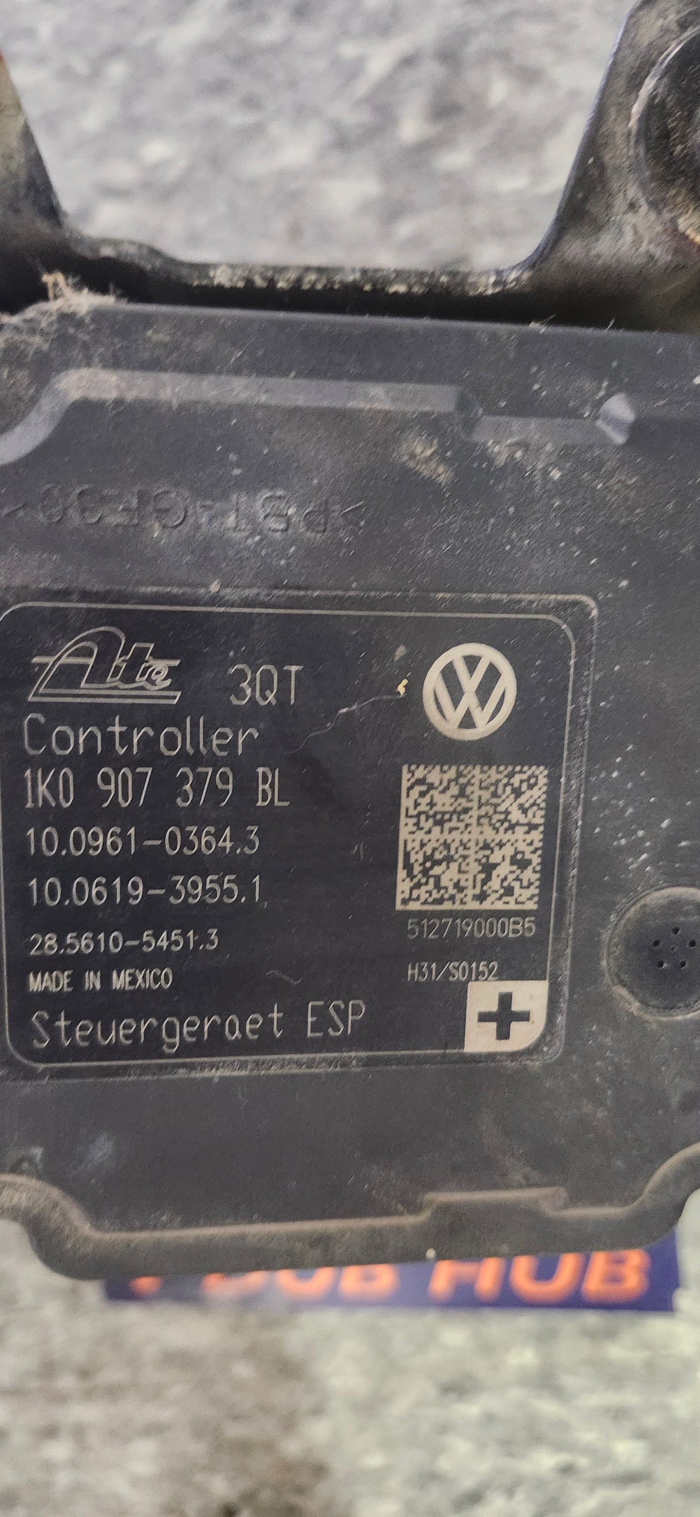 B7 MK6 ABS MODULE 1K0907379BL