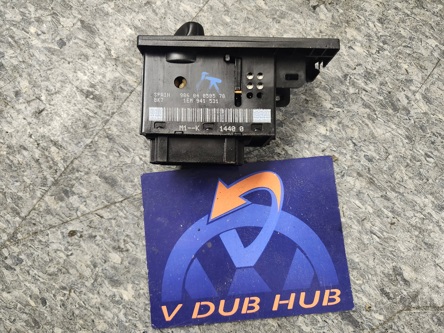 MK3 Cabrio/Cabriolet Headlight SWITCH 1EM941531A