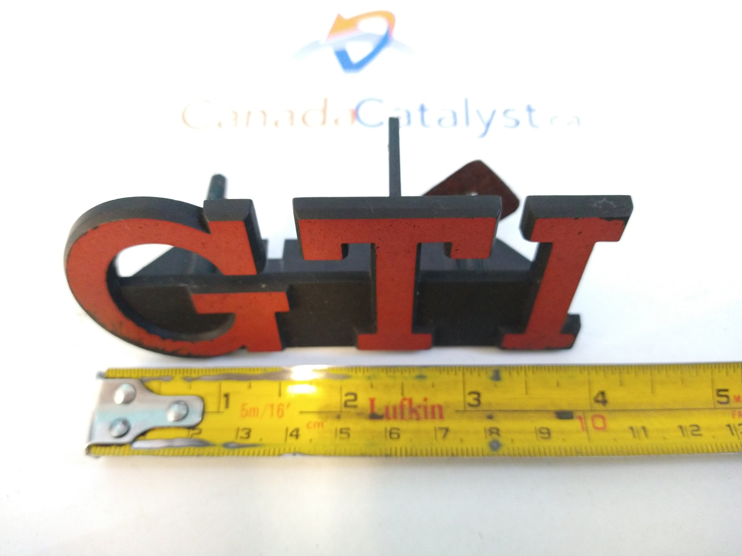 GTI Grille Emblem Badge - Red 176853679B