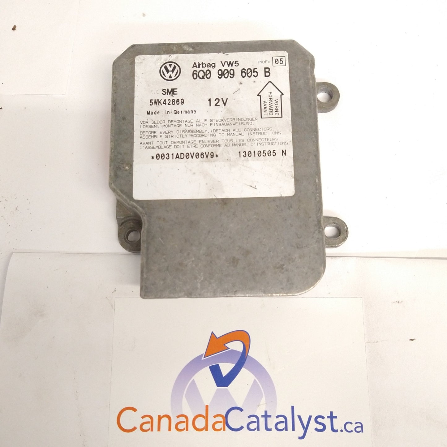 B5.5 Airbag MODULE 6Q0909605B