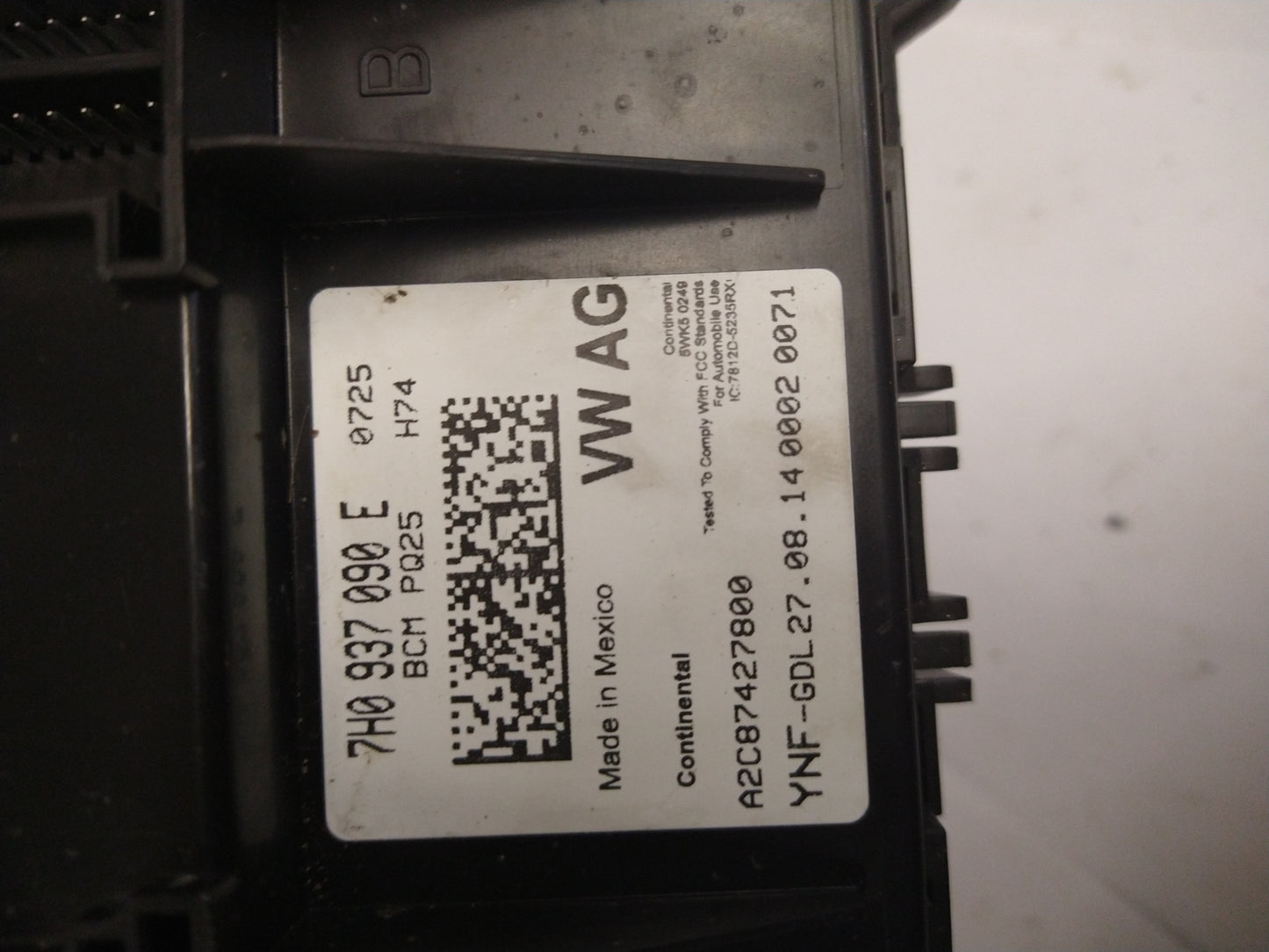 Body Control Module 7H0937090E