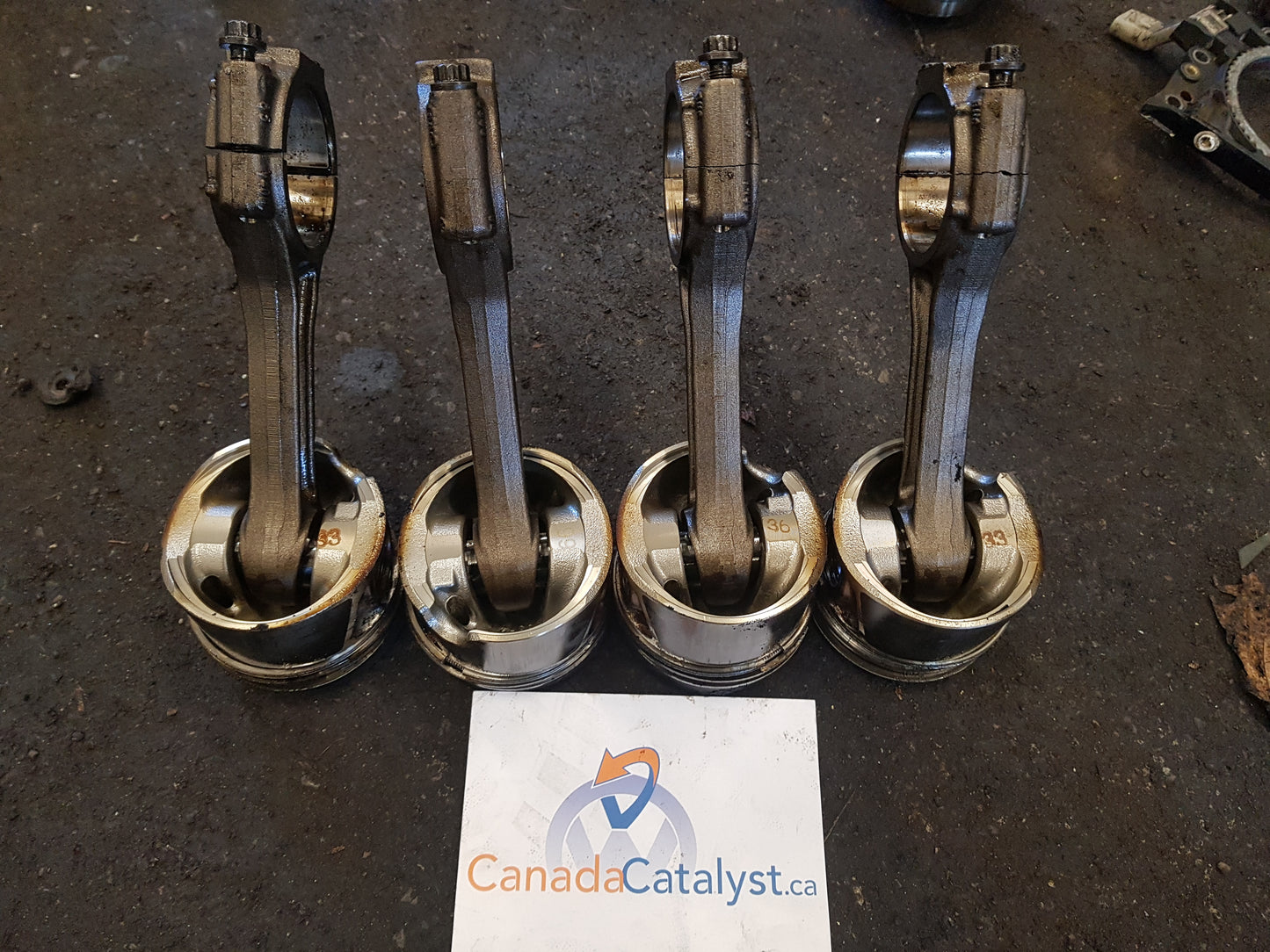 CJAA Pistons And Rods