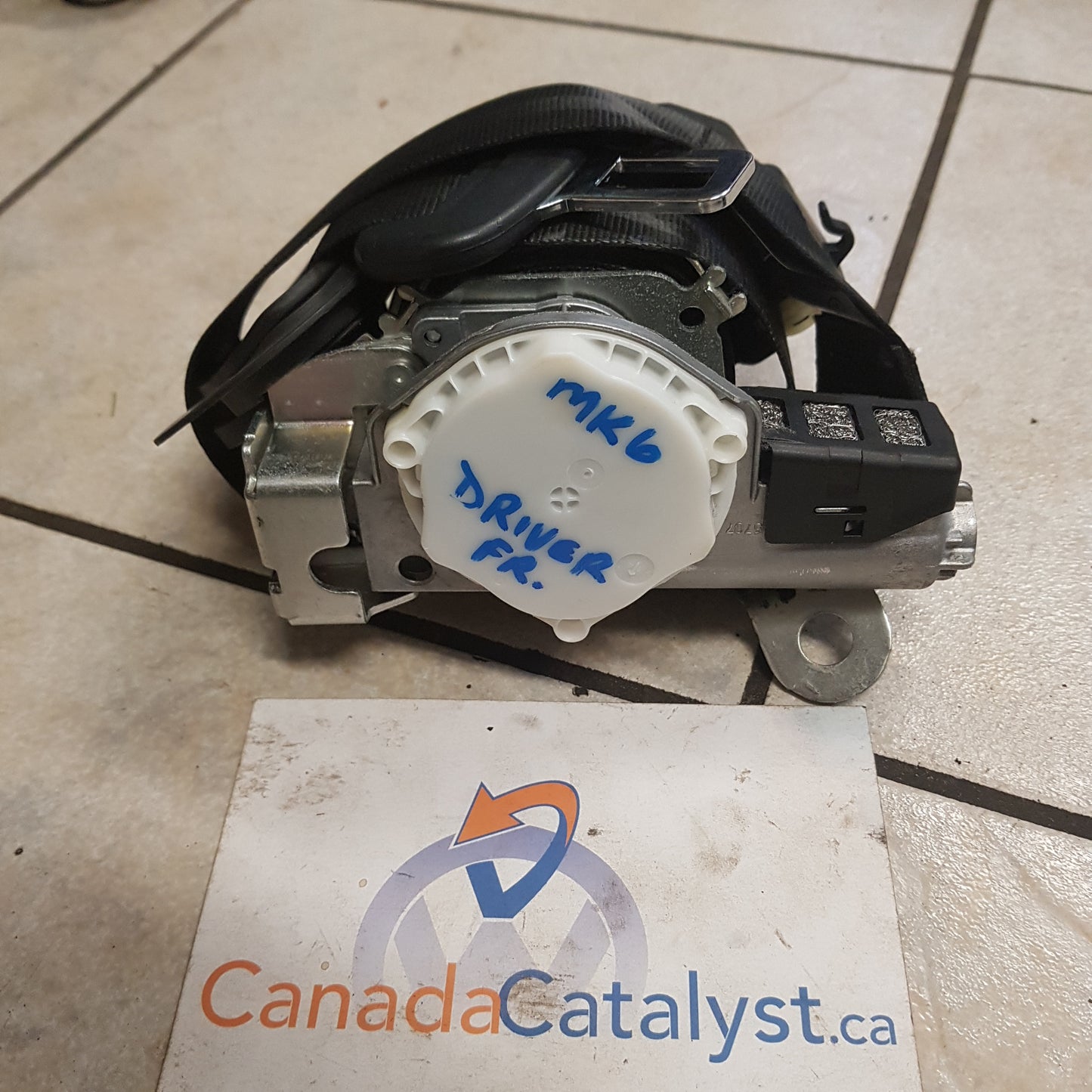 MK6 Jetta Front Driver SEAT BELT 5C6857705B