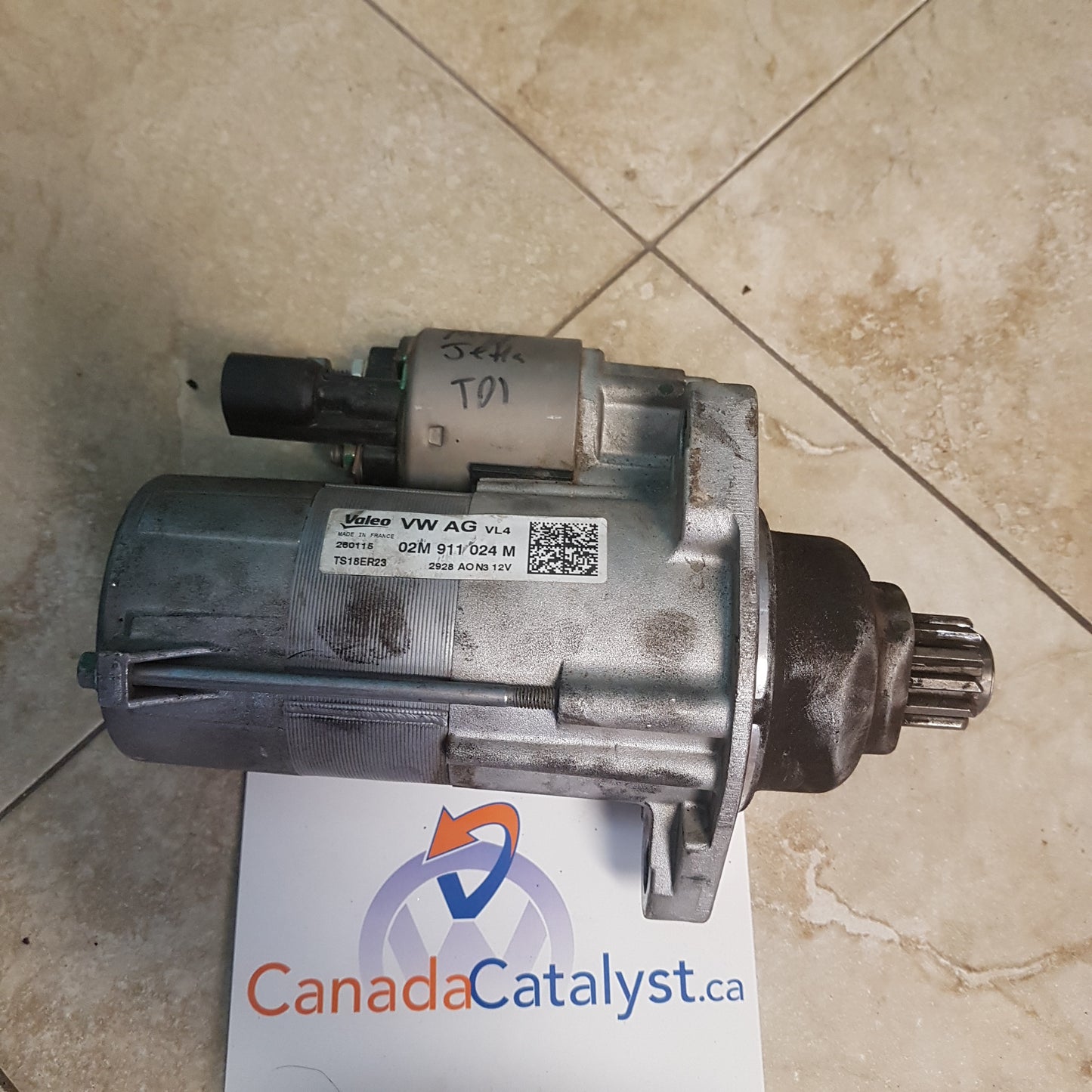 2015 Jetta TDI STARTER 02M911024M