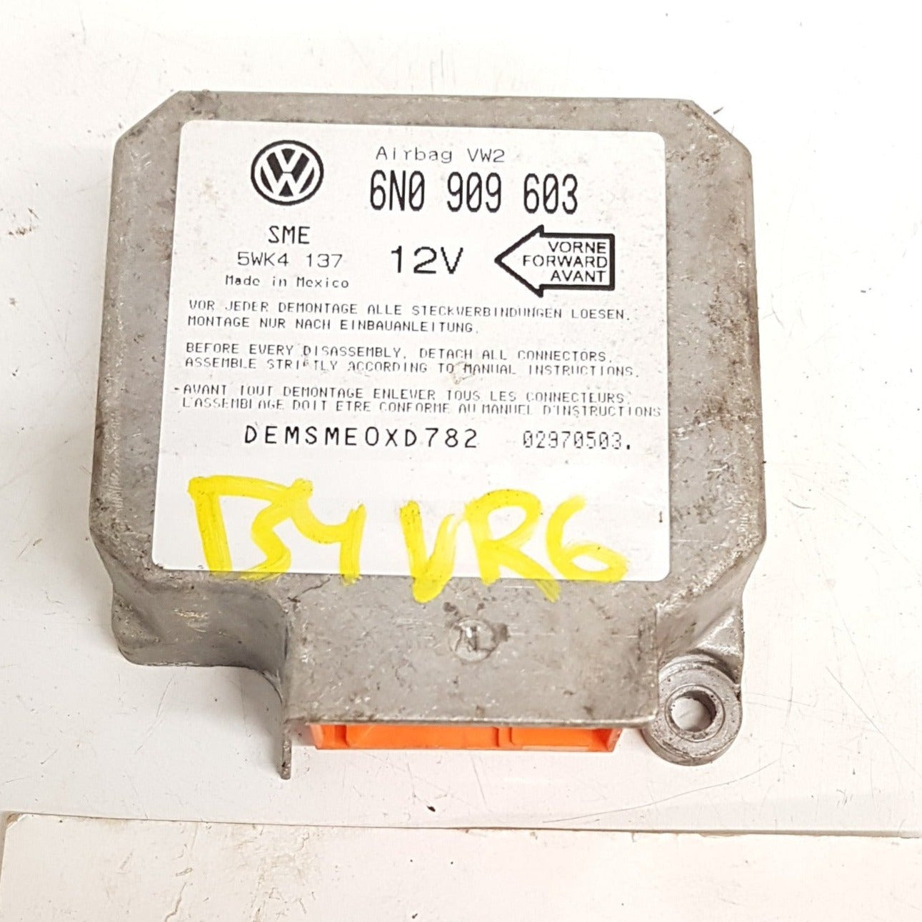 B4 MK3 Airbag MODULE 6N0909603