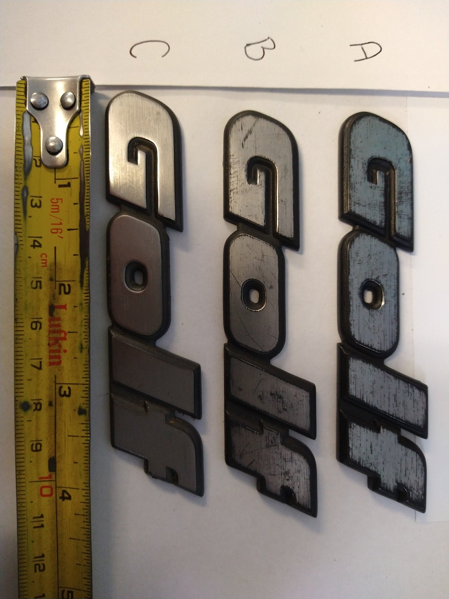 MK3 Golf Stick On Badge EMBLEM Rear Hatch 1HM853687AA