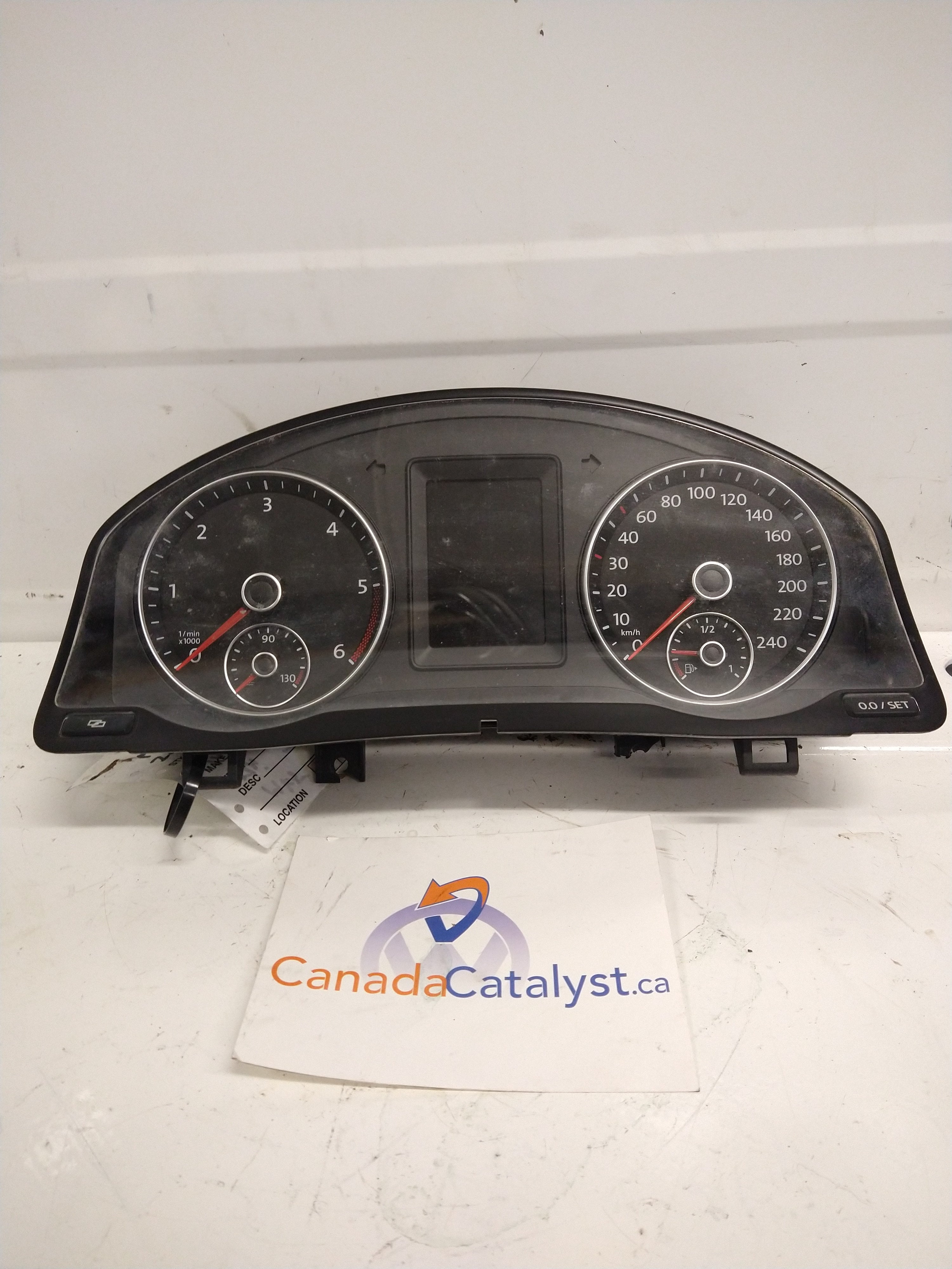 MK5 Jetta 2.0L TDI Instrument CLUSTER 5M0 920 860C V DUB HUB