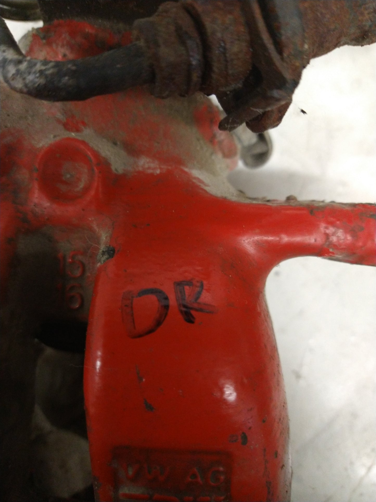 MK5 GTI GLI Rear Driver RED CALIPER