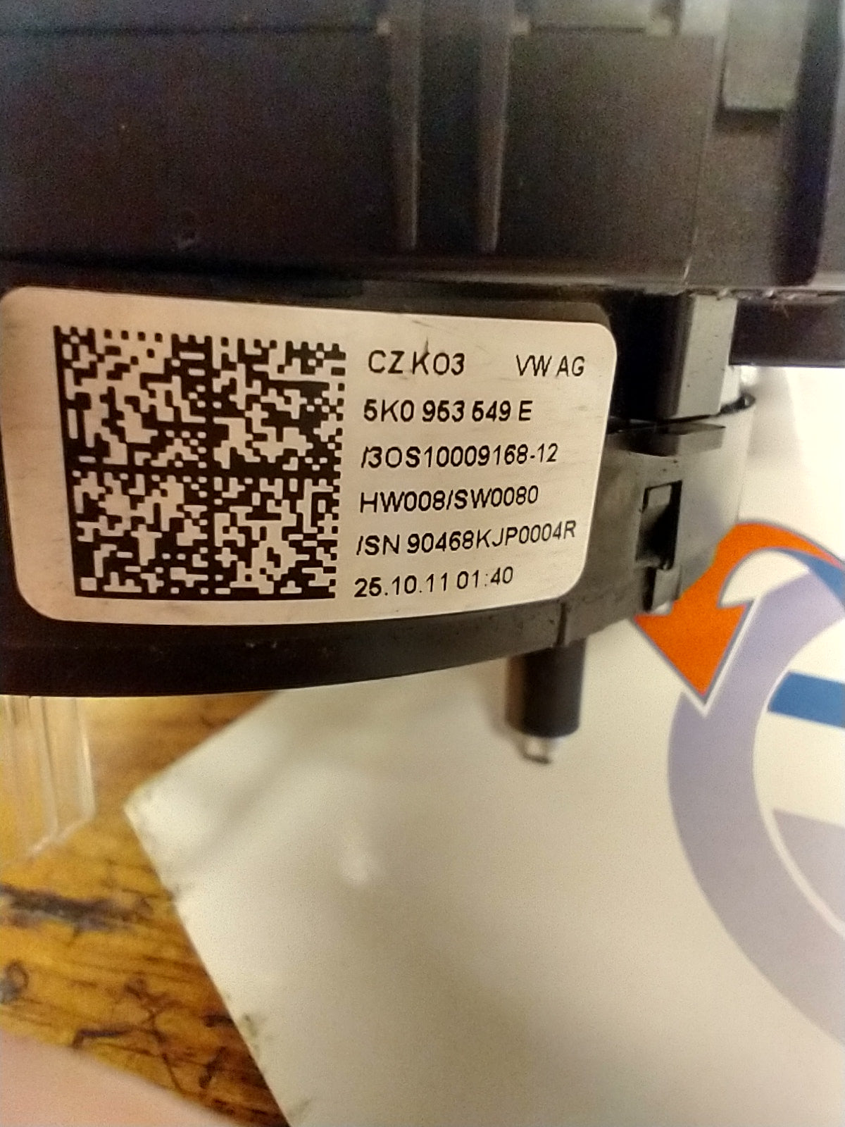 MK6 Clock SPRING 5K0953549E