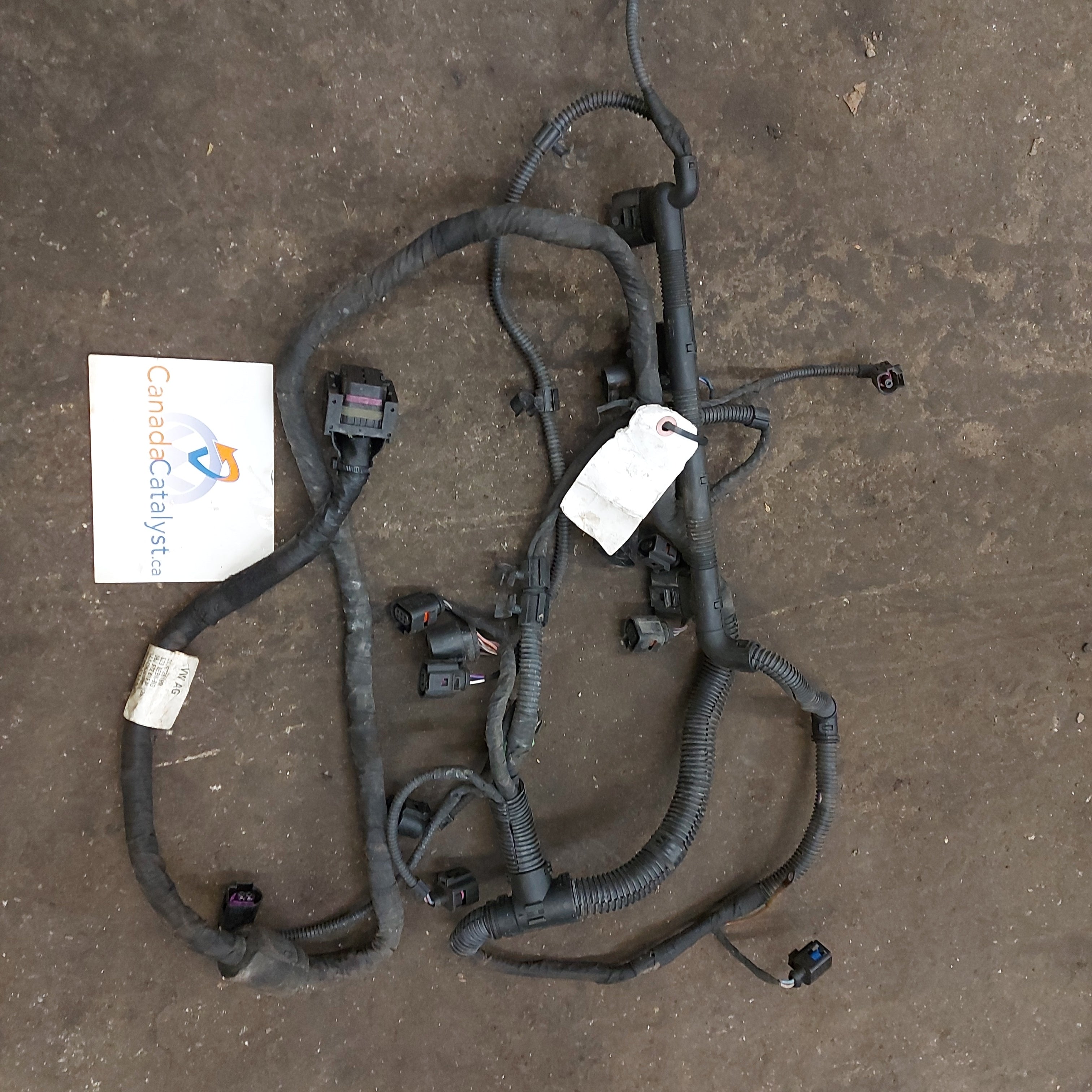 Mk5 Gti Engine Side Wire Harness 06J972619M V DUB HUB Mk5 Gti Engine Side Wire Harness 06J972619M V DUB HUB