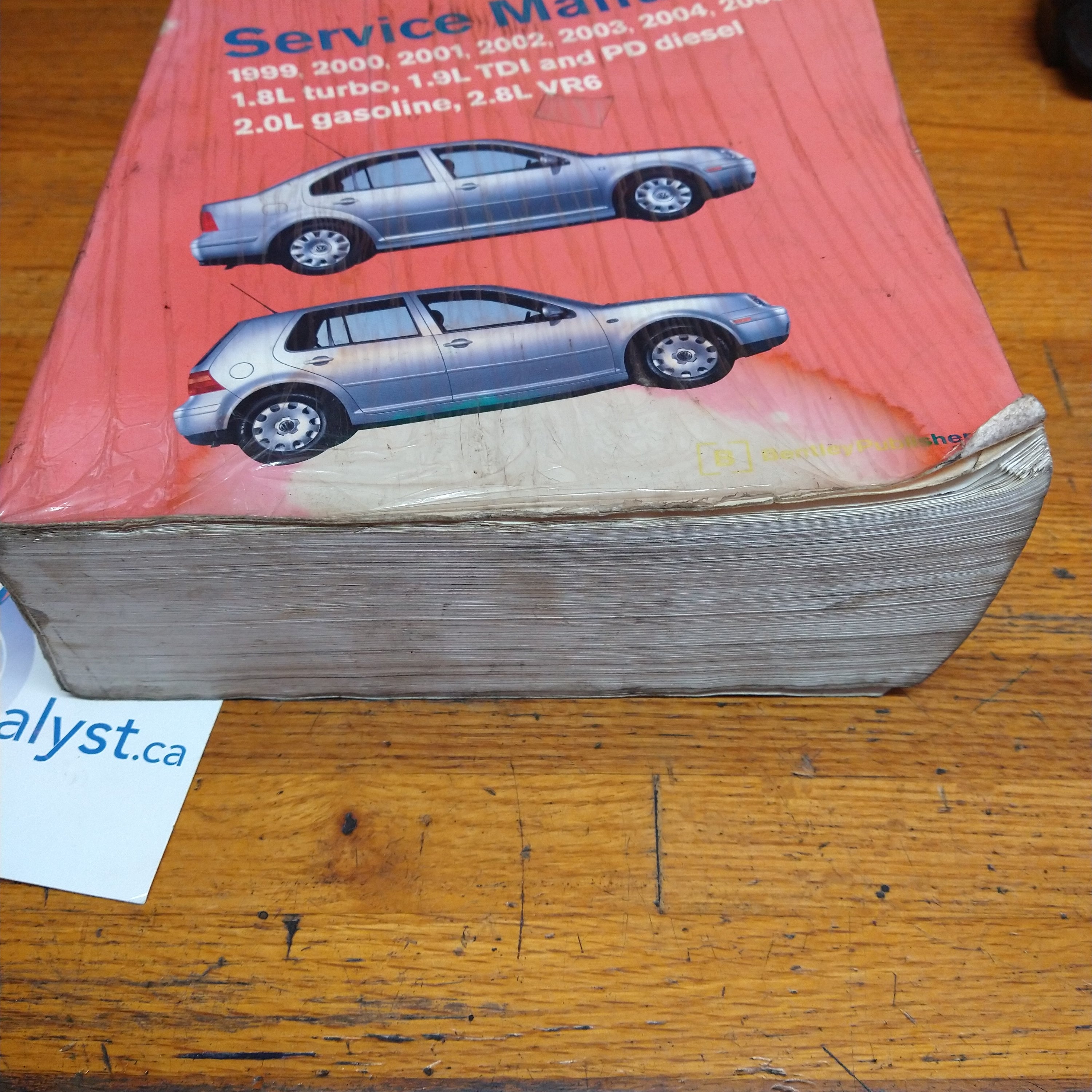 Volkswagen Service Manual – V DUB HUB