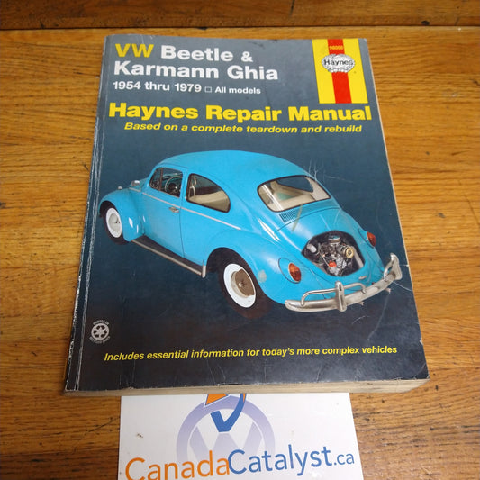 VW Beetle & Karmann Ghia 1954 Through 1979 by John Harold Haynes (96008)