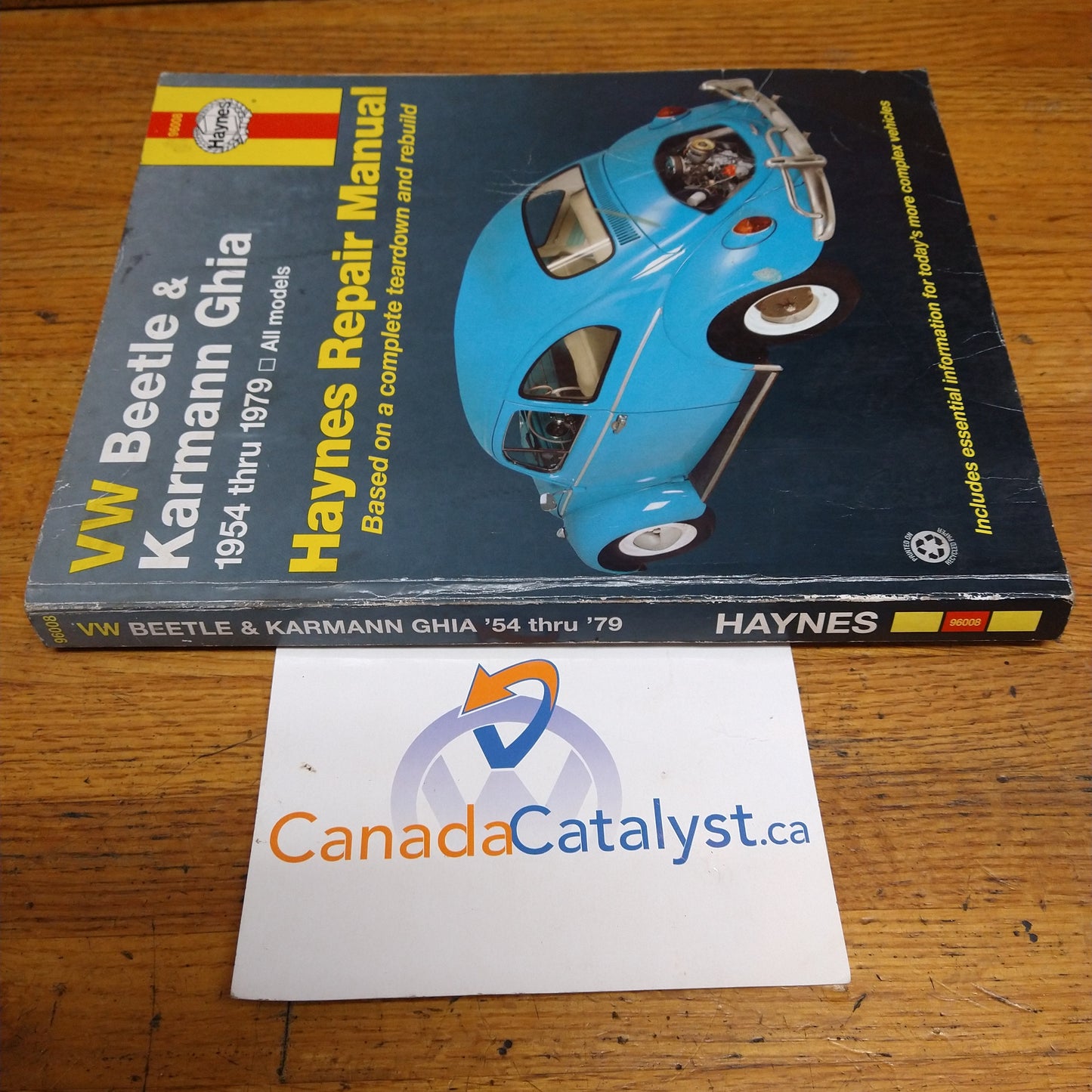 VW Beetle & Karmann Ghia 1954 Through 1979 by John Harold Haynes (96008)