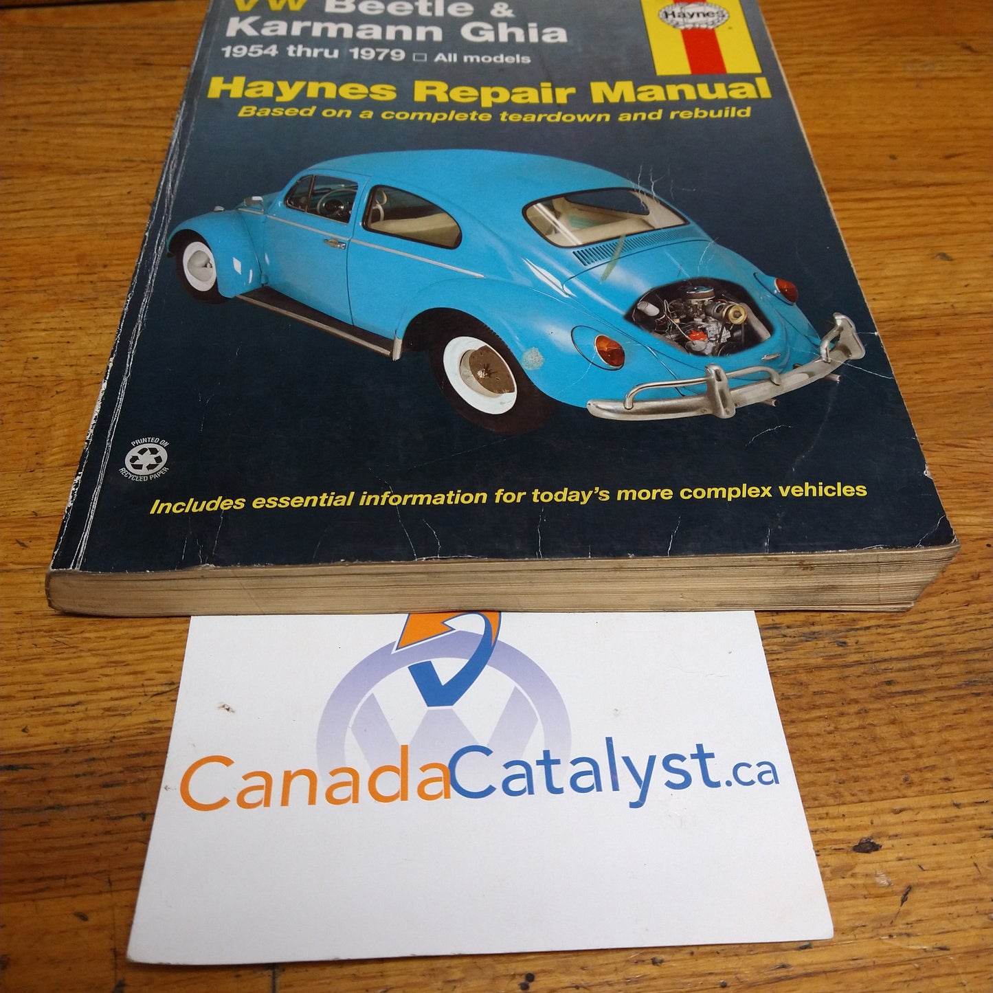 VW Beetle & Karmann Ghia 1954 Through 1979 by John Harold Haynes (96008)