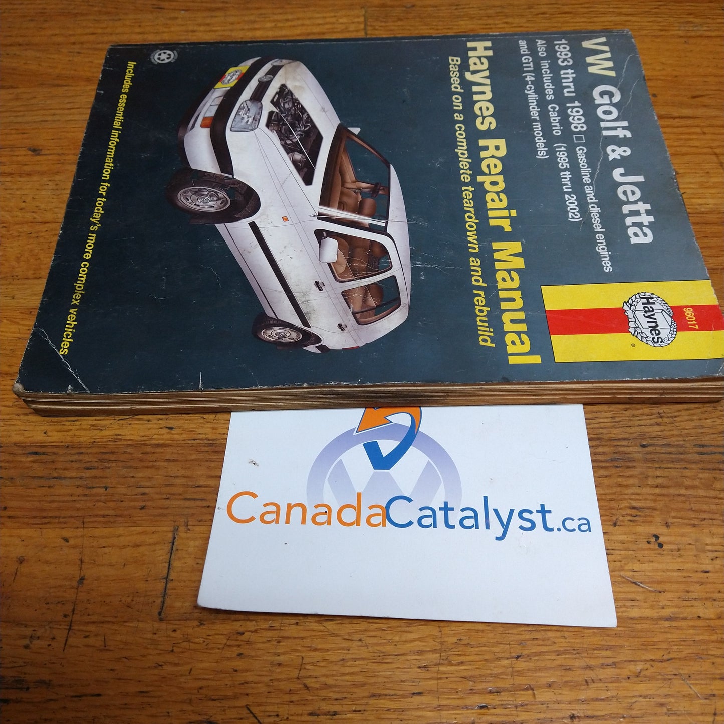 VW Golf & Jetta Automotive Repair Manual: 1993-1998 Haynes (96017)