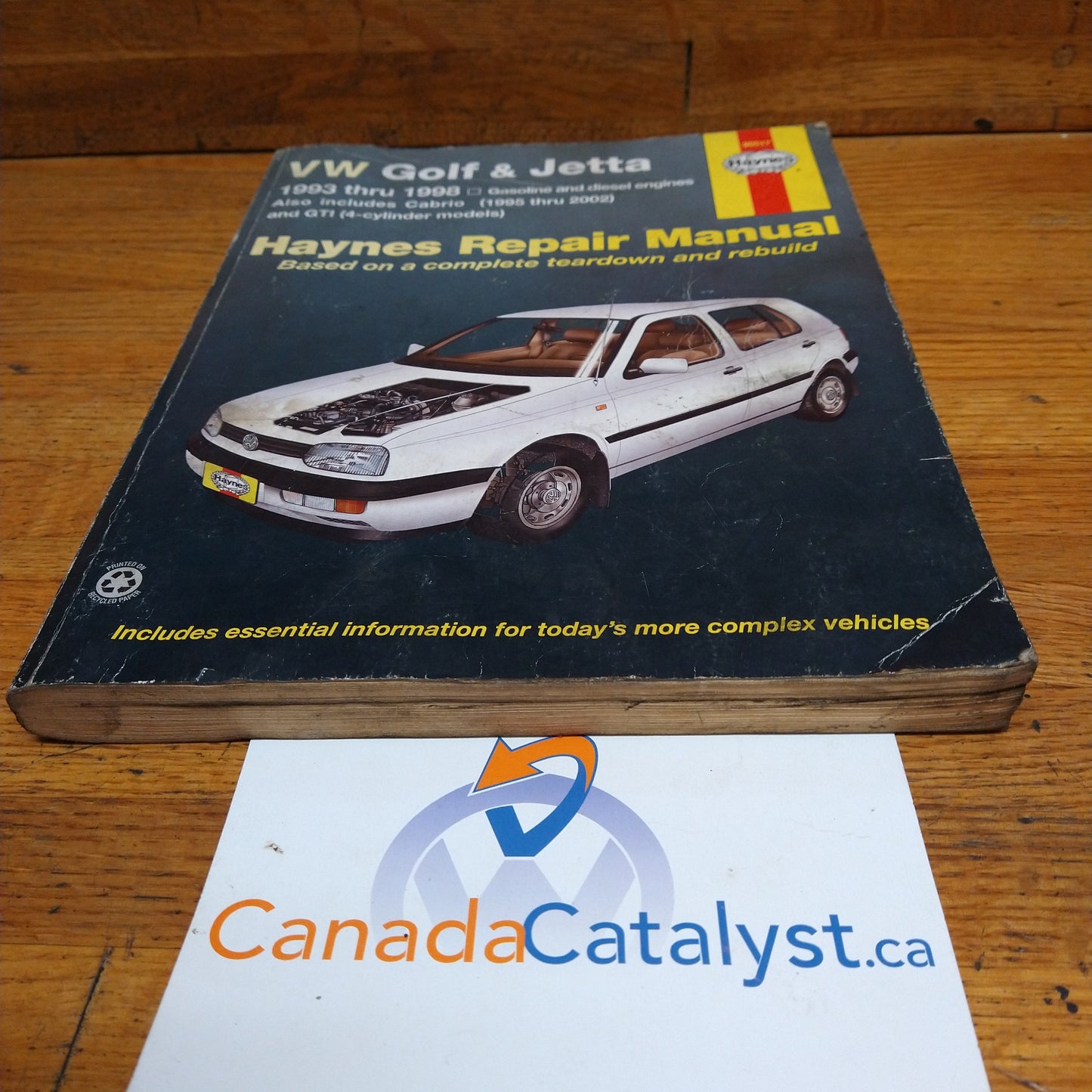 VW Golf & Jetta Automotive Repair Manual: 1993-1998 Haynes (96017)