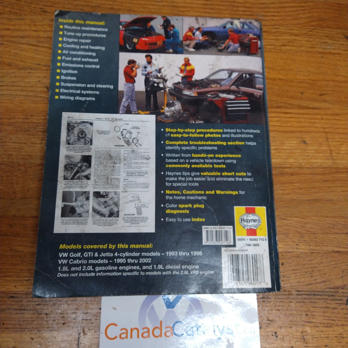 VW Golf & Jetta Automotive Repair Manual: 1993-1998 Haynes (96017)