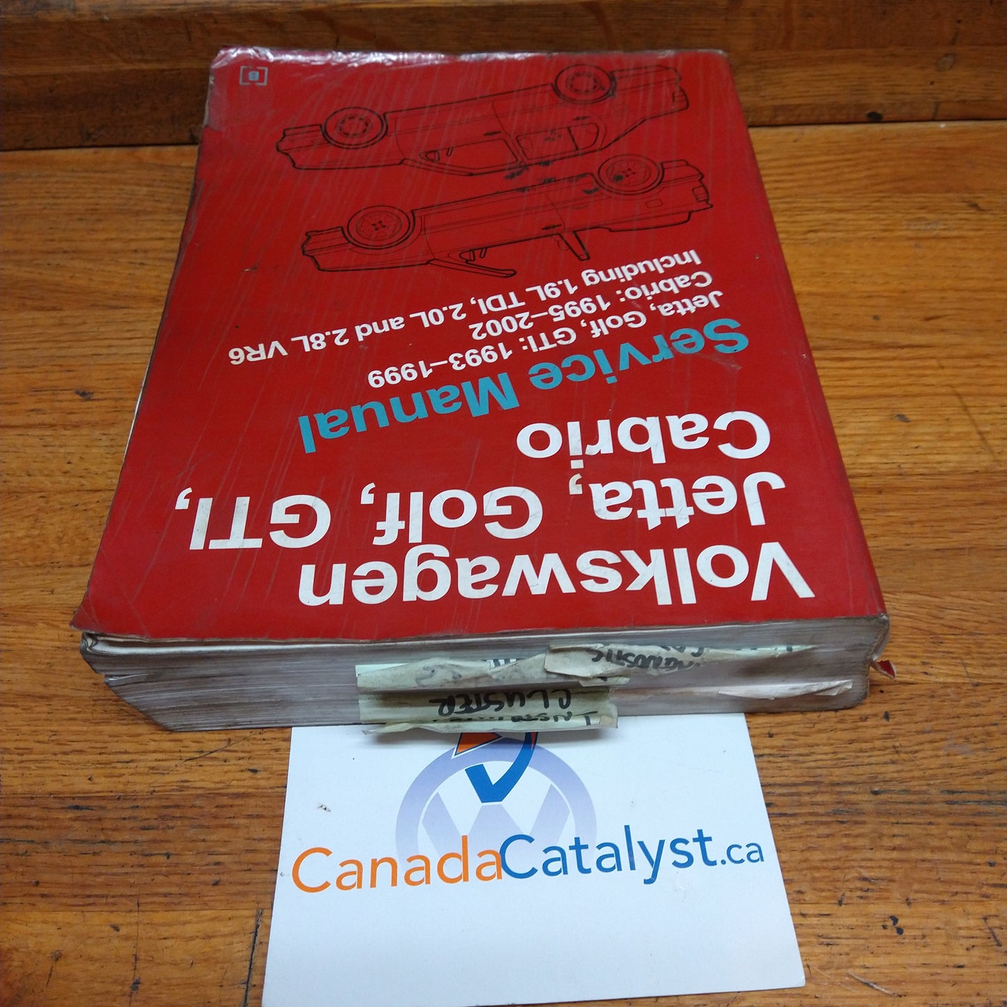 Volkswagen Jetta, Golf, GTI, Cabrio Service Manual: 1993-1999 by Robert Bentley Inc.